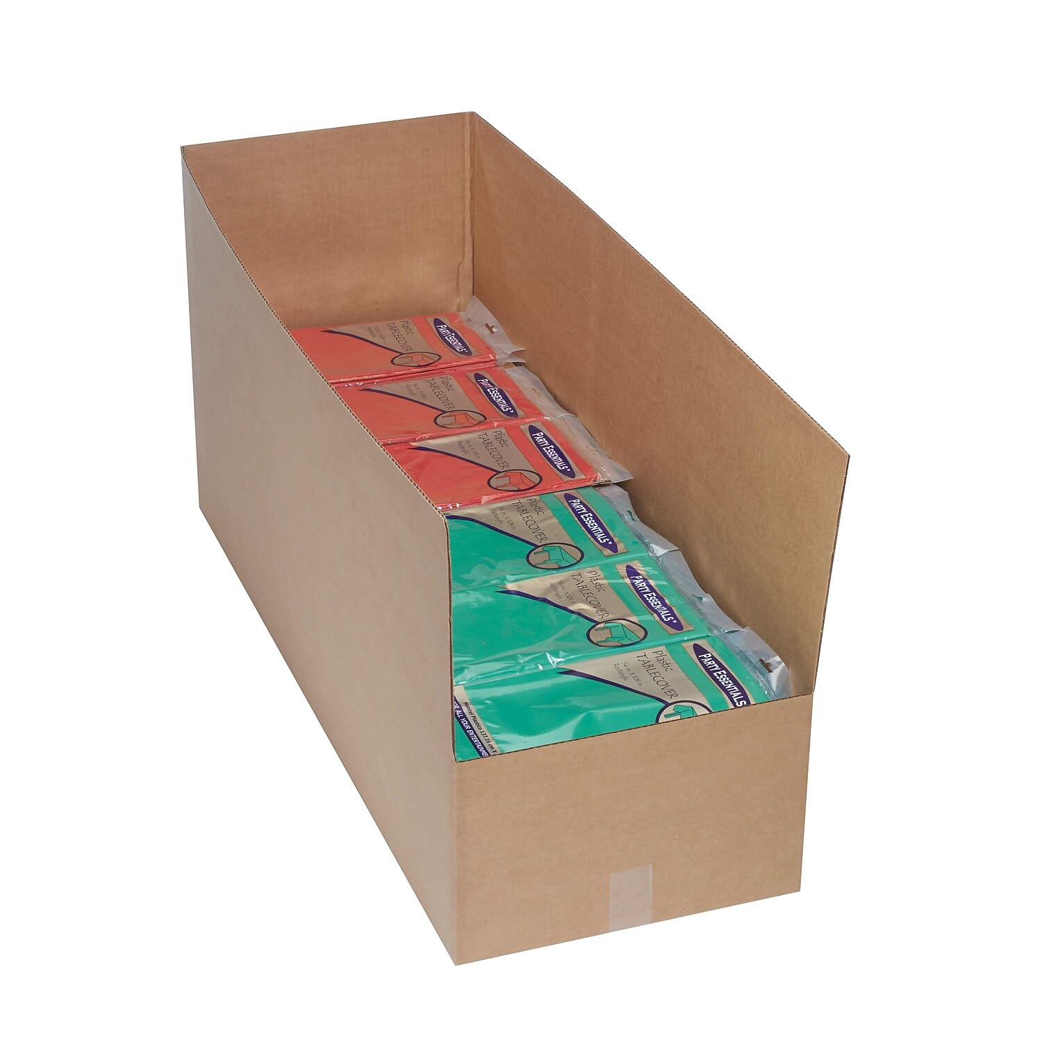 15x42x20 Inch Heavy Duty Warehouse Storage Bins - Kraft Paper Organizer Bins (10 Pack) - Perfect for Shelving, Retail Display & Industrial Organization