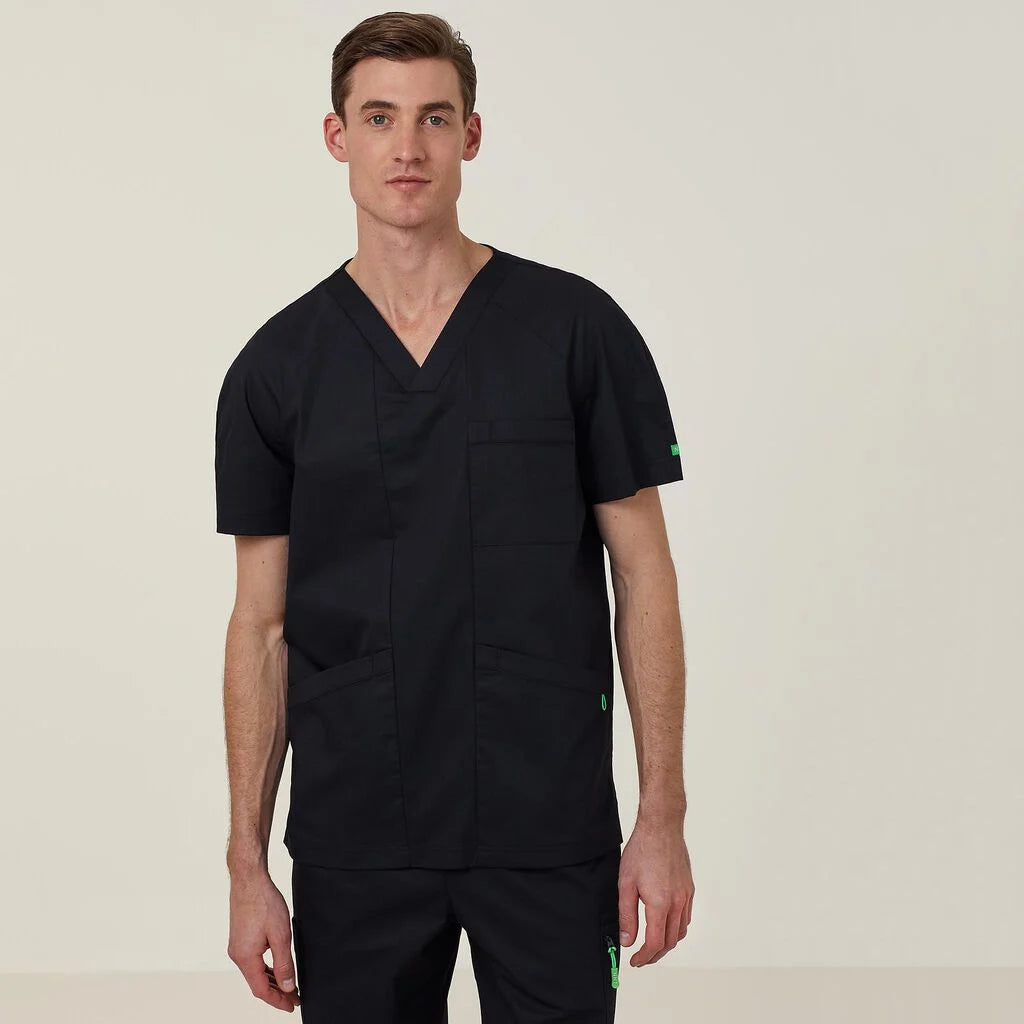 Next Generation Antibacterial Active Carl Scrub Top - Breathable Medical Uniform for Doctors & Nurses - Perfect for Hospitals, Clinics & Healthcare Professionals