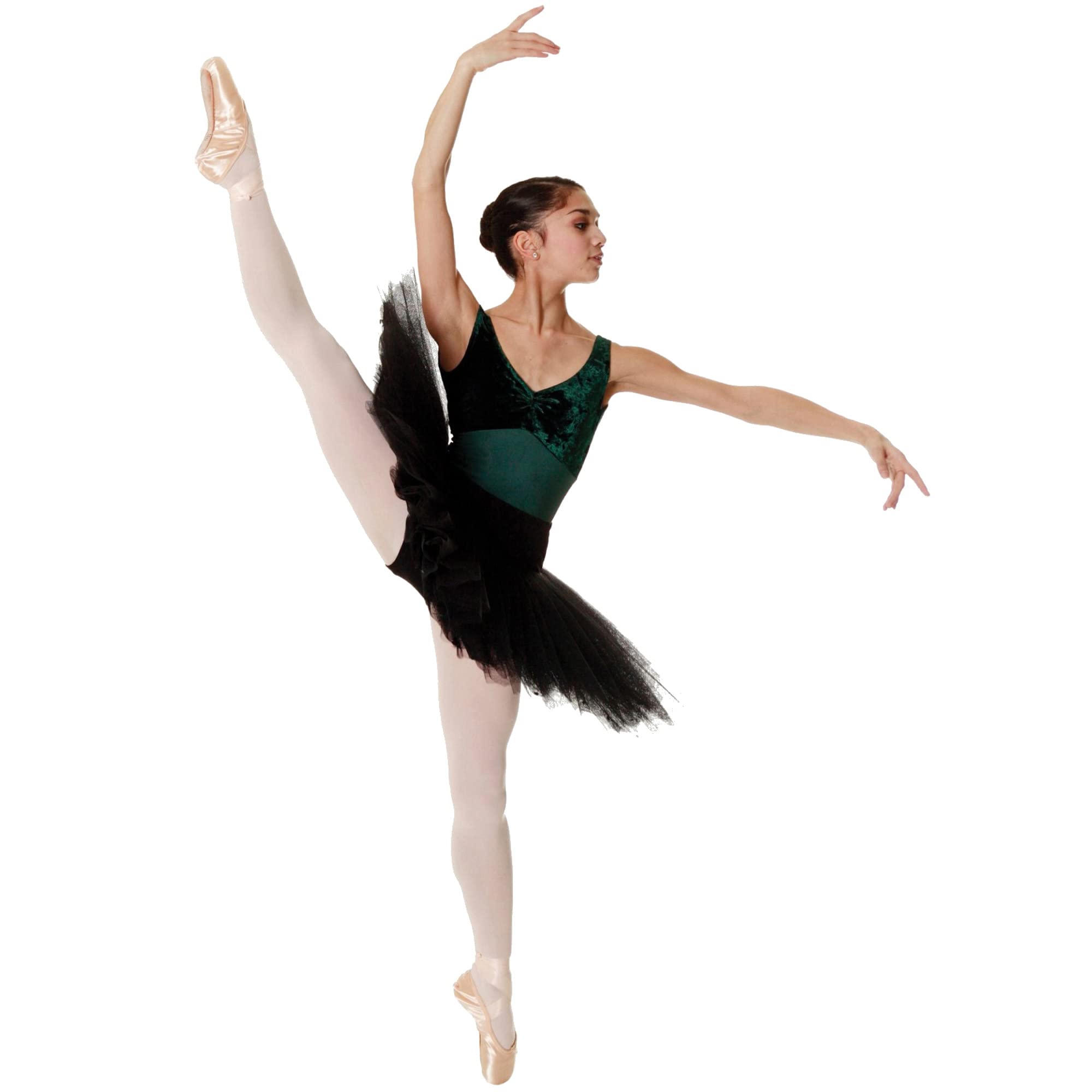Silky Ballet Tights for Women - Convertible Dancewear (Black, Medium) for Ballet & Yoga