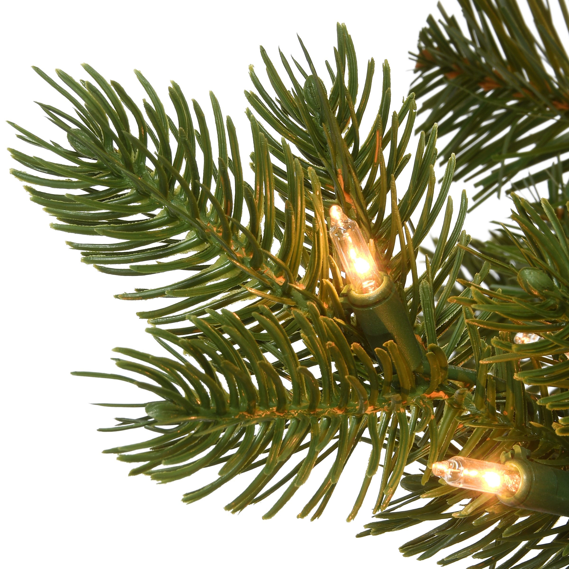 7.5 ft Pre-Lit Victoria Spruce Artificial Christmas Tree with 500 Clear LED Lights - Perfect for Living Room, Office & Holiday Decorations