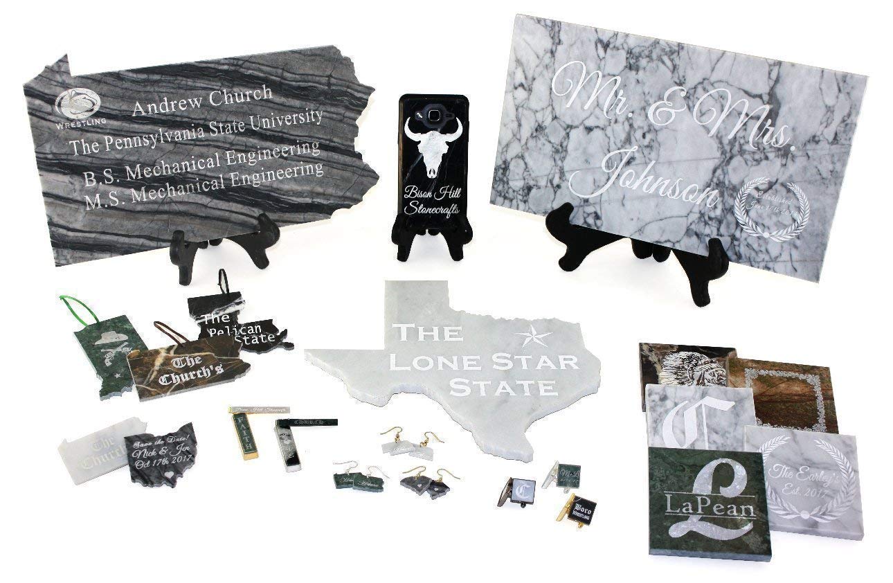 Custom Tennessee Marble Cutting Board - Personalized Laser Engraved Serving Tray & Cheese Board | Durable Kitchen Gift for Weddings, Housewarming & Entertaining