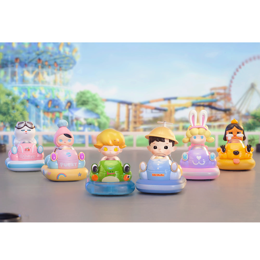POP MART POP CAR Bumper Car Series Blind Box Toy Collectible - Surprise Mini Figure for Kids & Adults, Perfect for Birthday Gifts, Party Favors, and Display Collection
