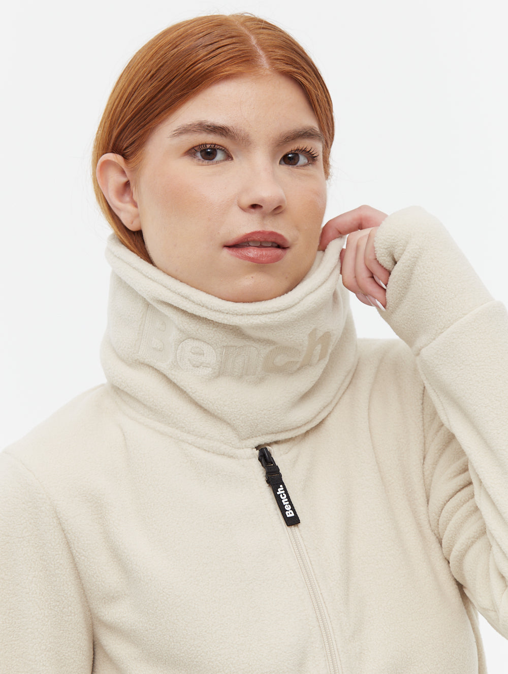 Women's Funnel Neck Zip Up Fleece Jacket - Soft Microfleece Winter Pullover for Outdoor Activities & Casual Wear