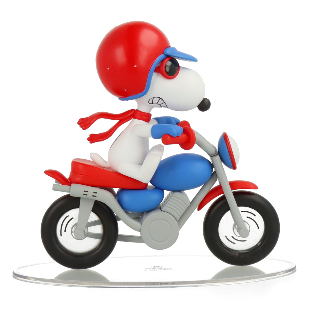 Peanuts Series 13 Motocross Snoopy Collectible Figurine - Premium UDF Vinyl Statue for Display, Gifts & Anime Fans