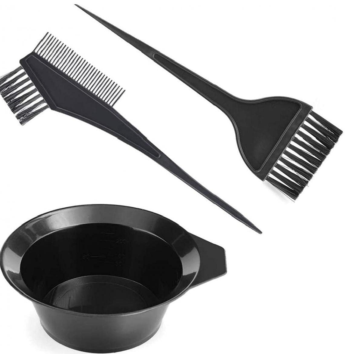 RRunzfon Professional Hair Dye Coloring Kit - Includes Mixing Bowl, Applicator Comb & Dye Brush for At-Home Hair Coloring | Perfect for DIY Hair Color, Salon-Style Highlights & Root Touch-Ups