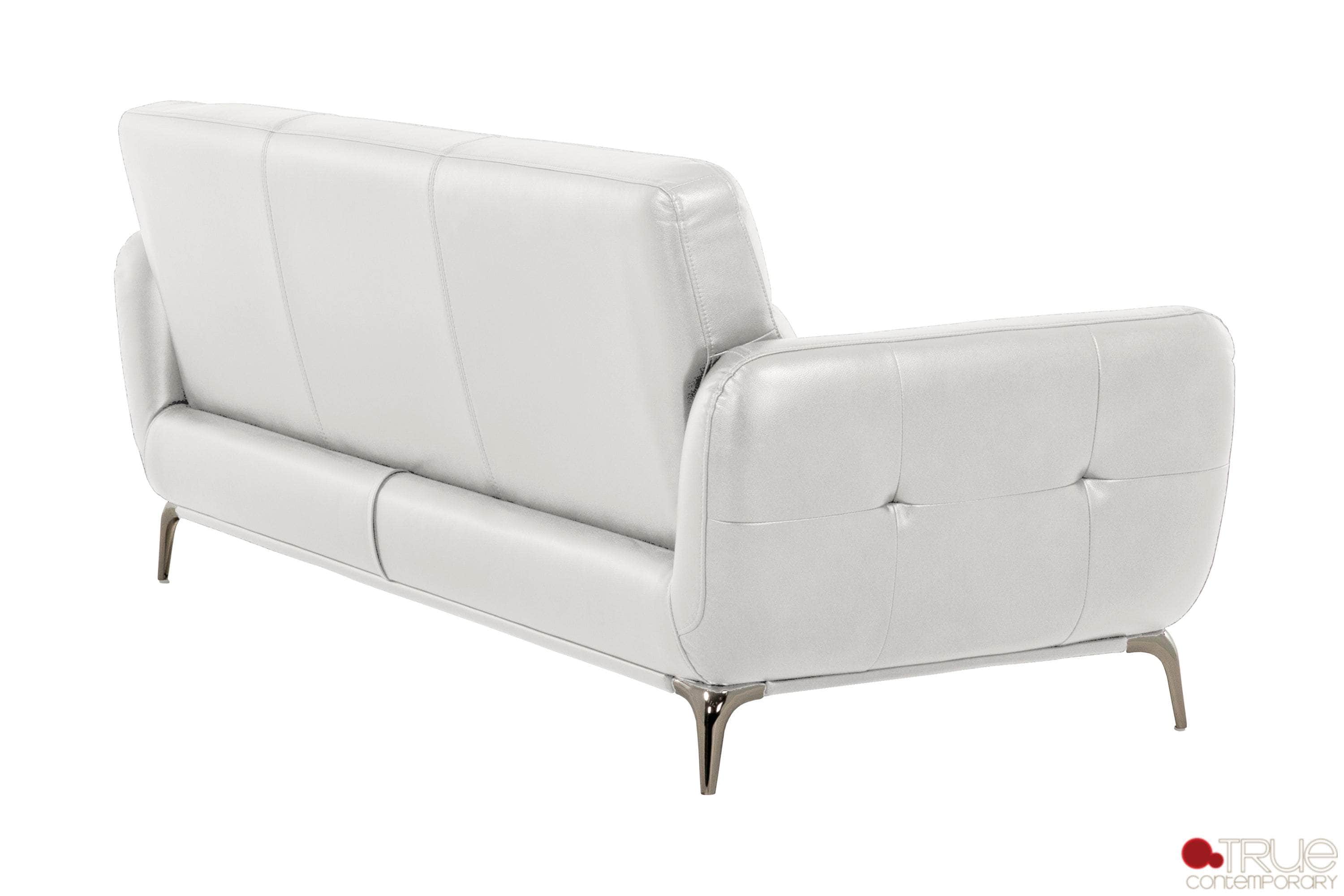 William Tufted Faux Leather Sofa - 2 Color Options | Modern Tufted Vegan Leather Couch for Living Room, Office & Lounge