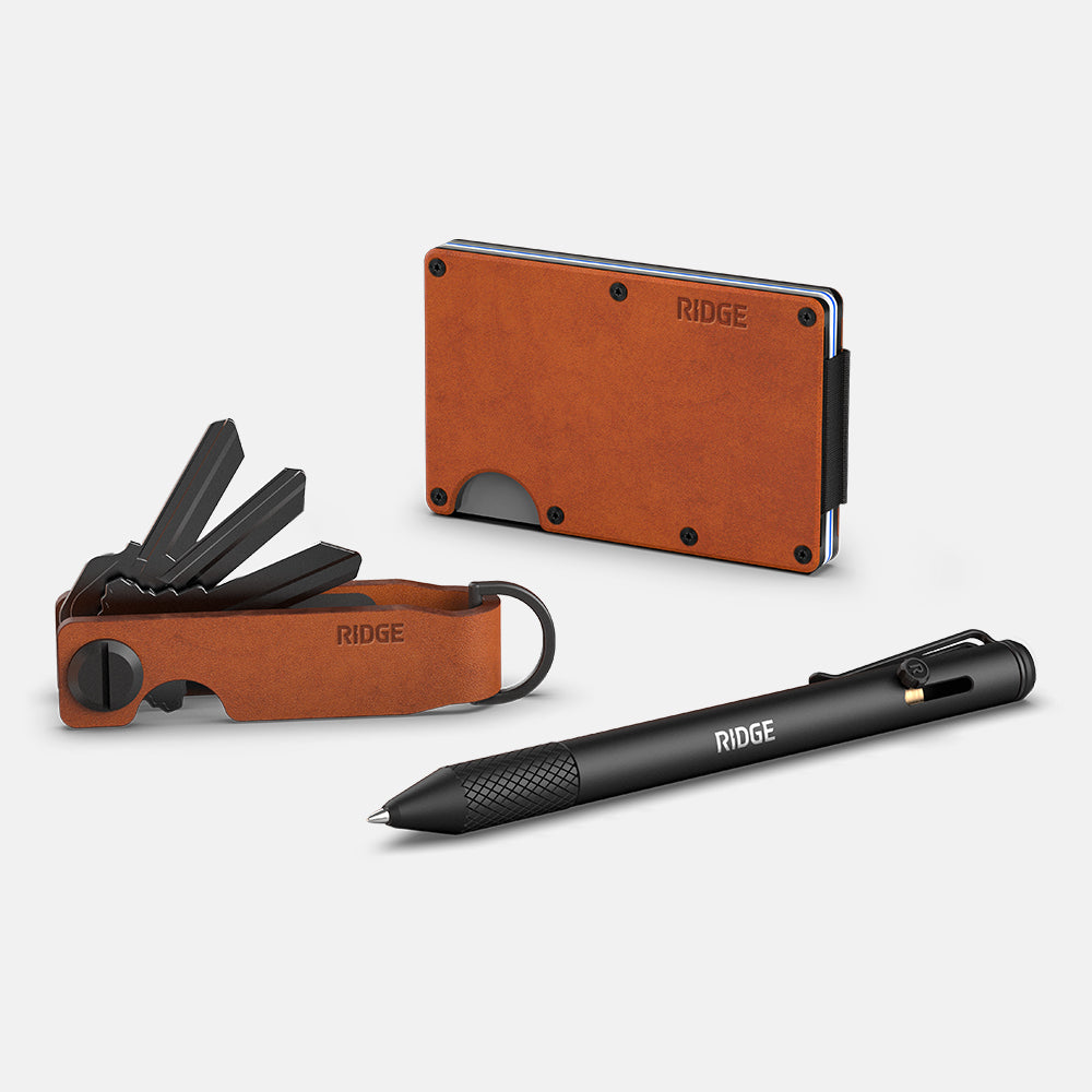 Premium Tobacco Brown Leather Daily Writer Kit - Elegant Journaling & Note-Taking Set for Professionals & Students | Perfect for Office, School & Gift Giving