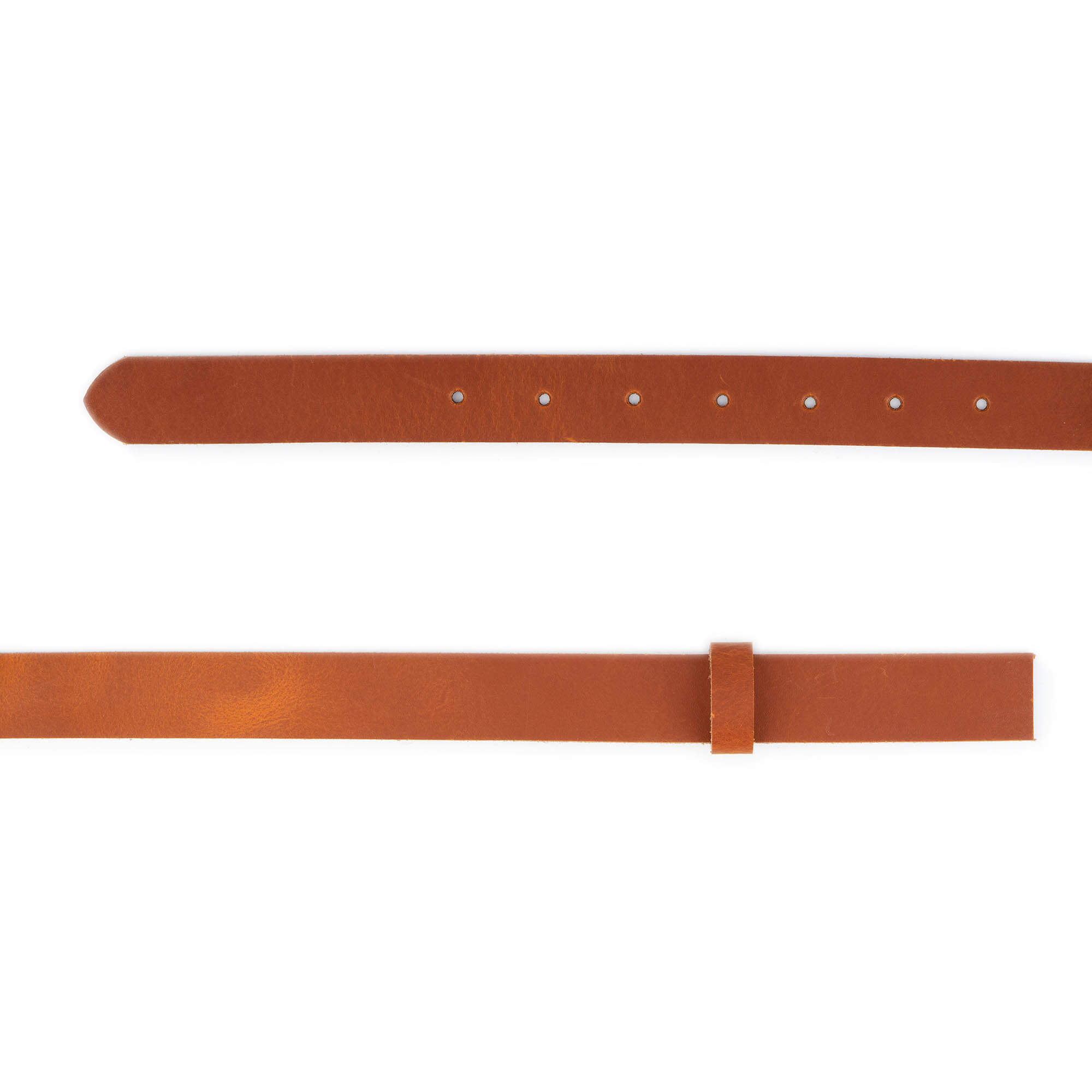2.5 cm Genuine Cognac Leather Belt Strap Replacement for Versace Buckles - Premium Replacement Band for Designer Belts (Fashion Accessory, Dress Belt, Gift for Men)