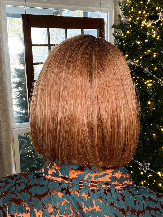 HF Synthetic Lace Front Wig with Mono Part - Natural Looking Human Hair Wigs for Women - Perfect for Daily Wear, Cosplay and Special Occasions