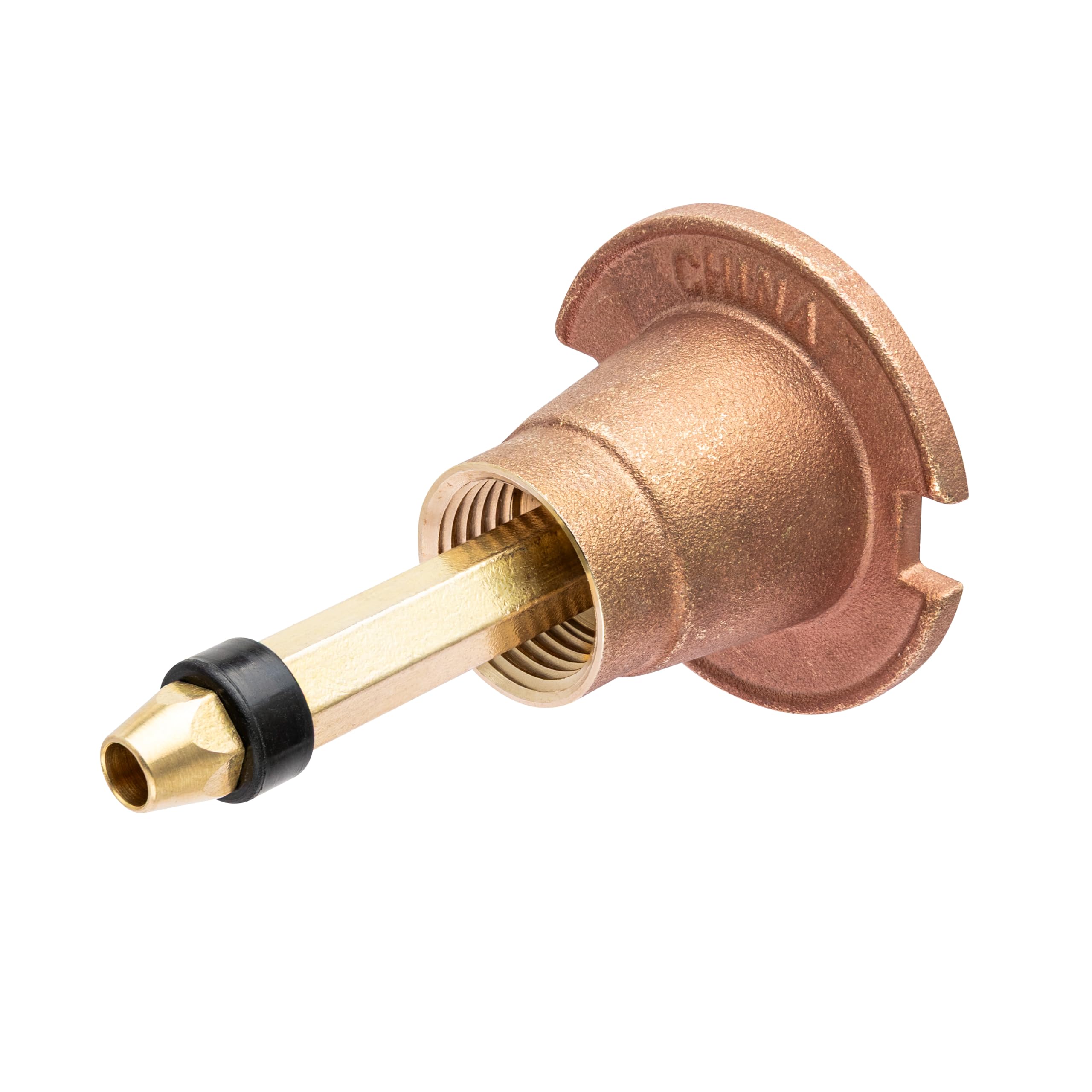 Orbit 54072 Brass Pop-Up Flush Head Sprinkler with Quarter Pattern Spray Nozzle - Durable Lawn Irrigation for Gardens, Lawns & Landscaping