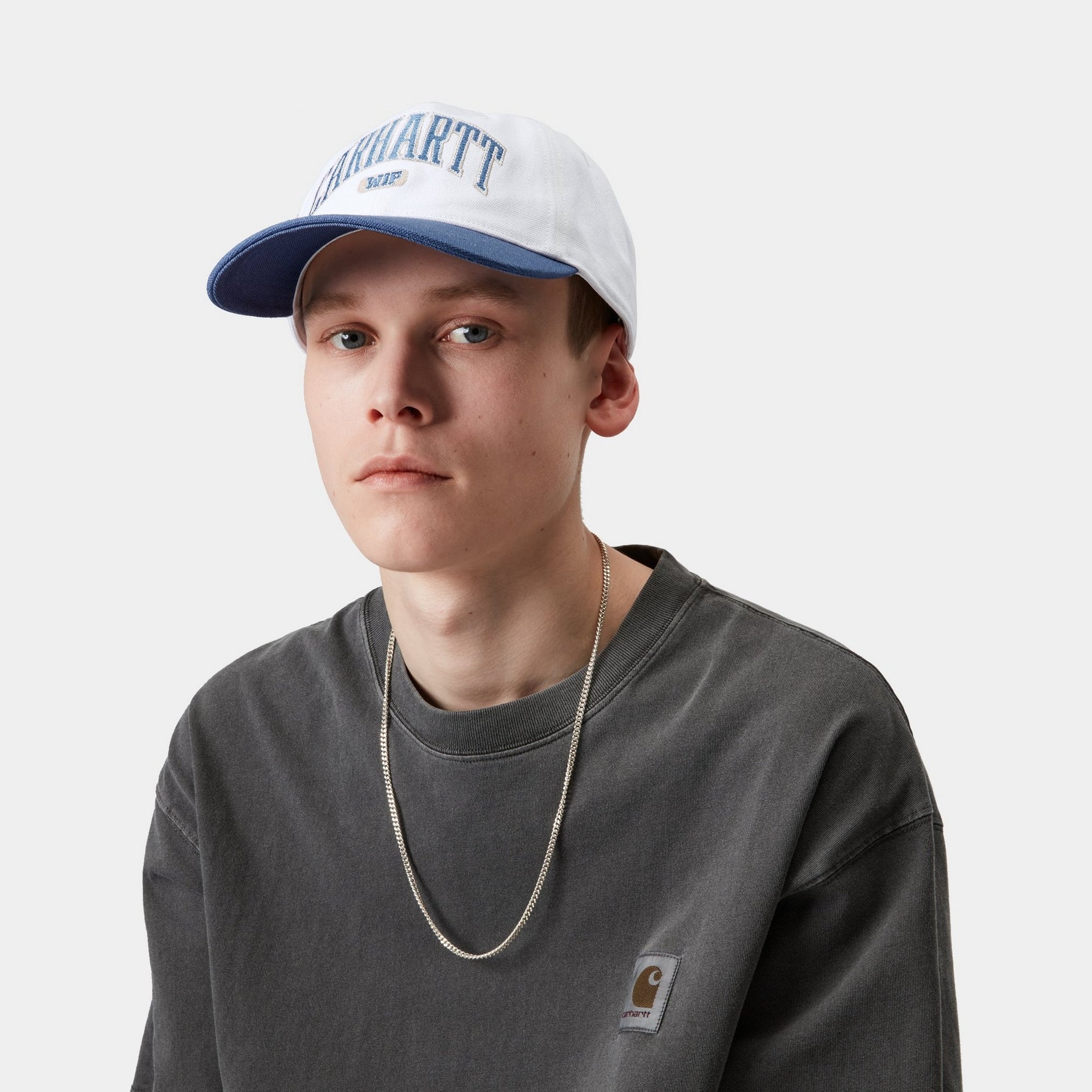 Lecture Cap for Students & Teachers - White & Blue Iris - Perfect for Classrooms, Graduation Ceremonies, and Academic Events