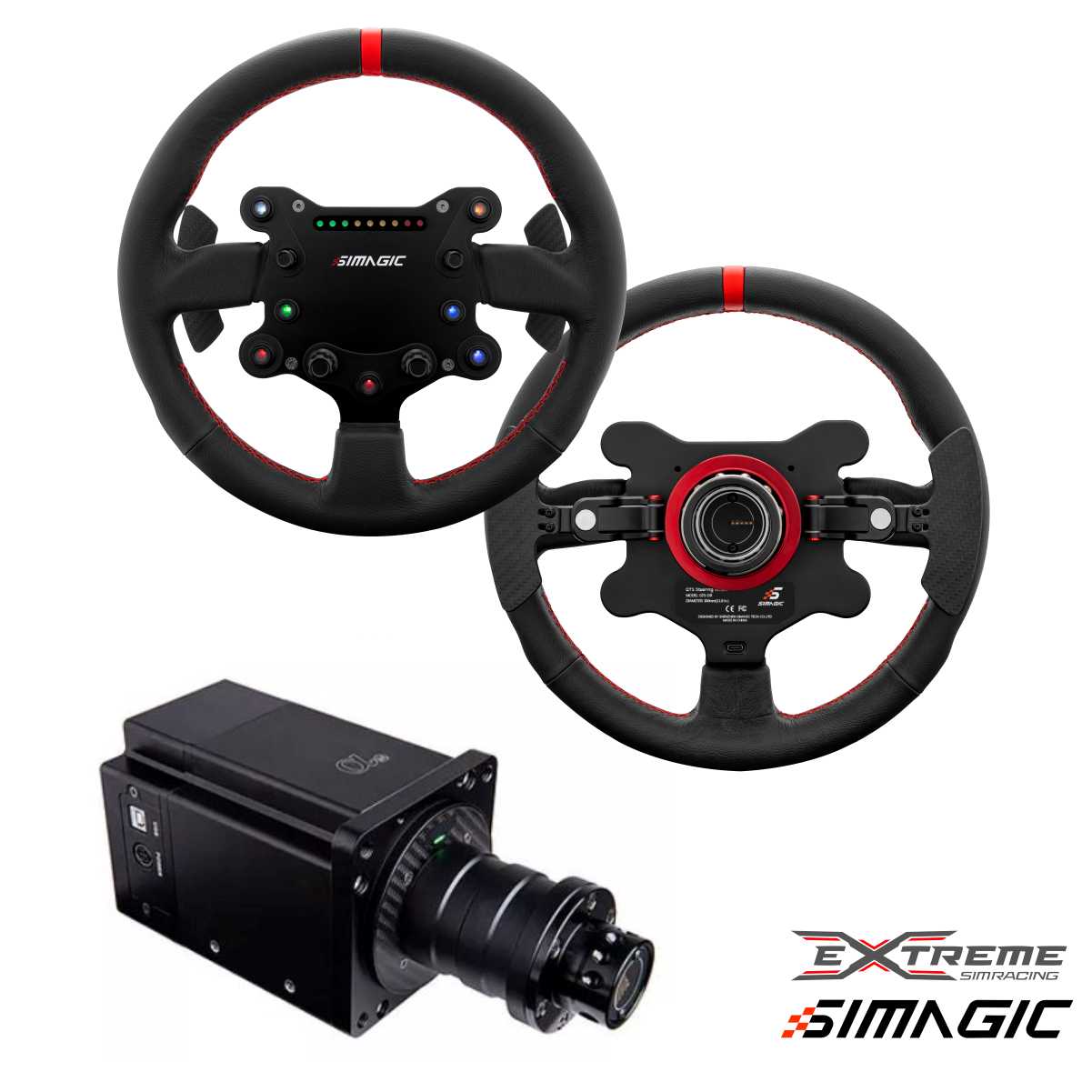 Simagic Alpha Direct Drive Wheel Base - 15Nm Torque for Realistic Racing Simulation | Compatible with PC & PS5 | Perfect for Sim Racing Enthusiasts & Professional Gamers