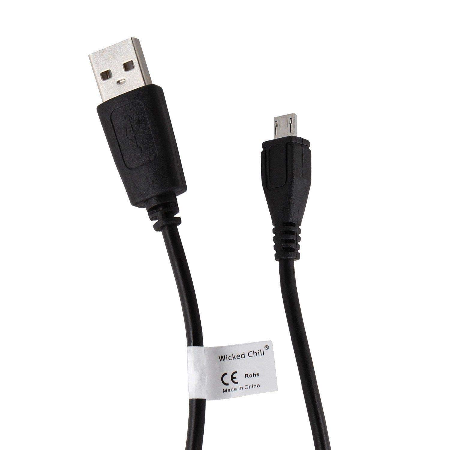 Premium 2X Charging Cable for PS4 Controller - 1.8m Micro USB Cable Compatible with Playstation 4 & DualShock 4 - Fast Charge & Play with Hi-Speed USB 2.0 - Durable Black Gaming Accessory for Home & Travel Use