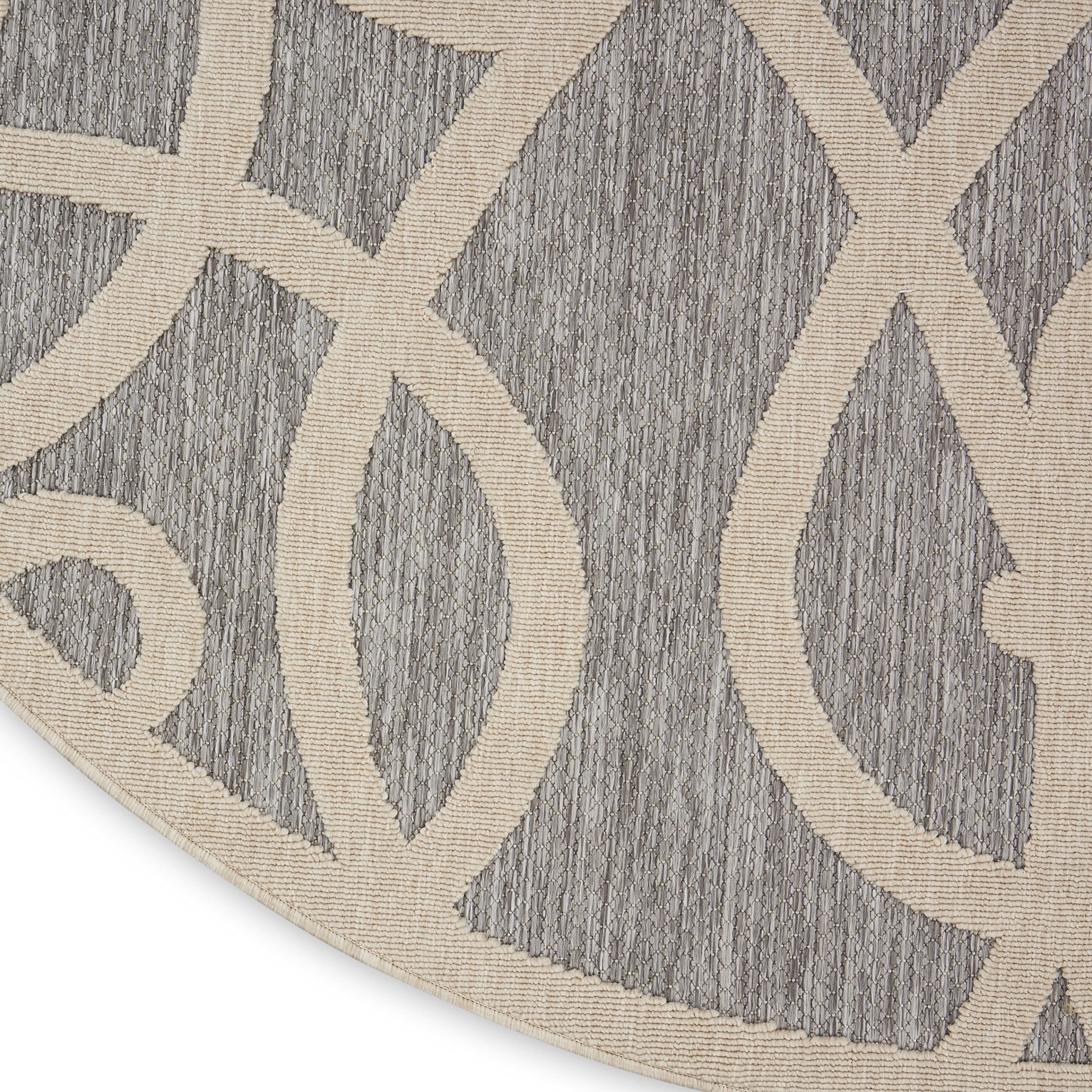 Nourison Palamos Indoor/Outdoor Round Area Rug - 7'10