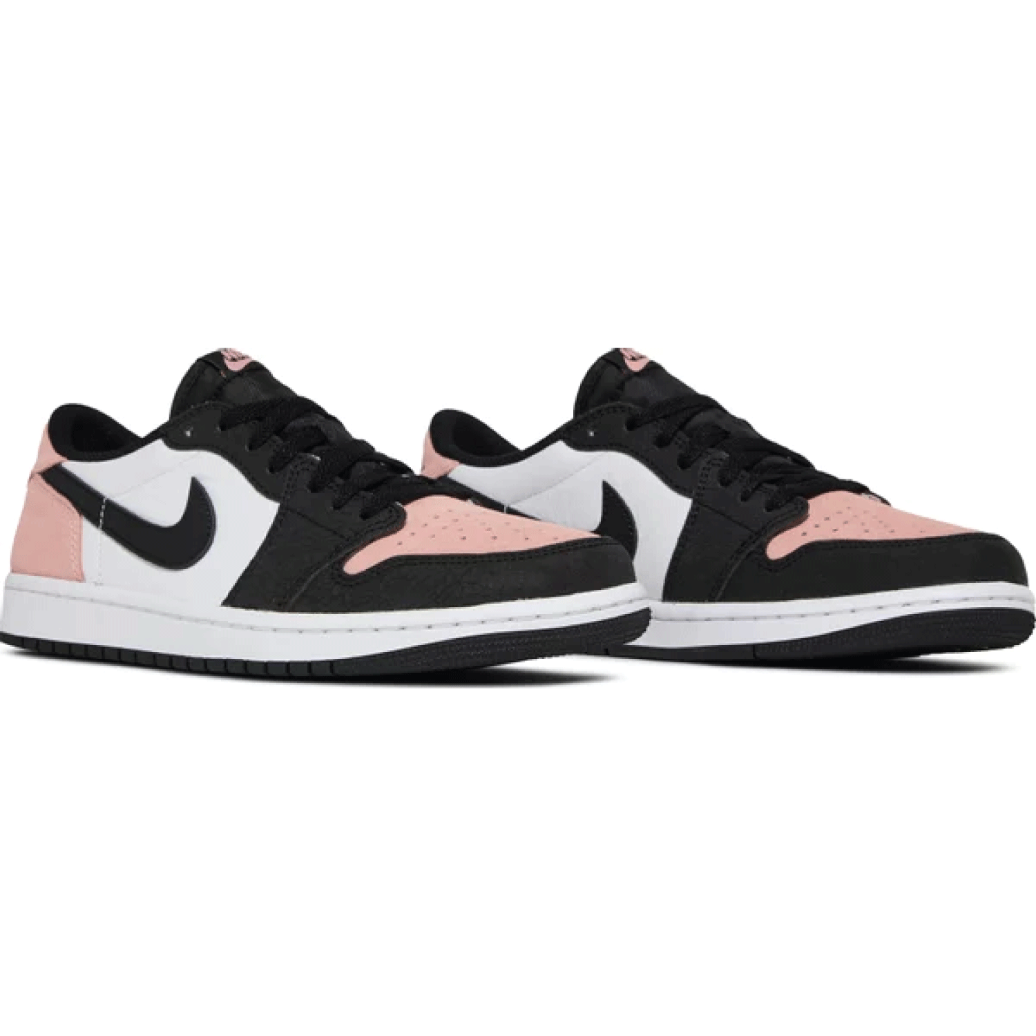 Air Jordan 1 Retro Low OG 'Bleached Coral' Sneakers - Men's Basketball Shoes for Casual Wear & Street Style Fashion