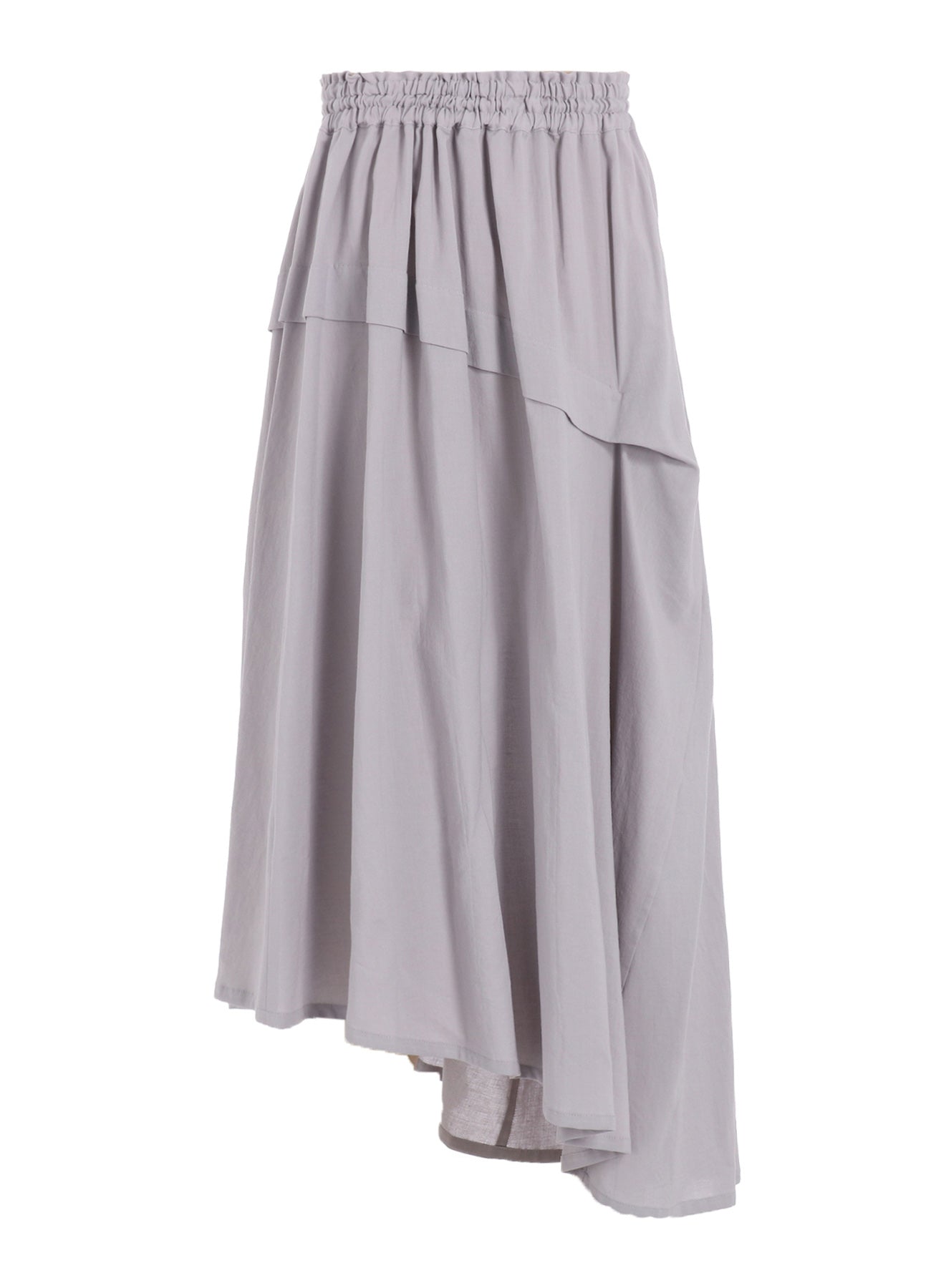 Cotton Boyle Viyella Asymmetrical Tucked Skirt for Women - Elegant & Comfortable A-Line Skirt for Office, Party, and Casual Wear
