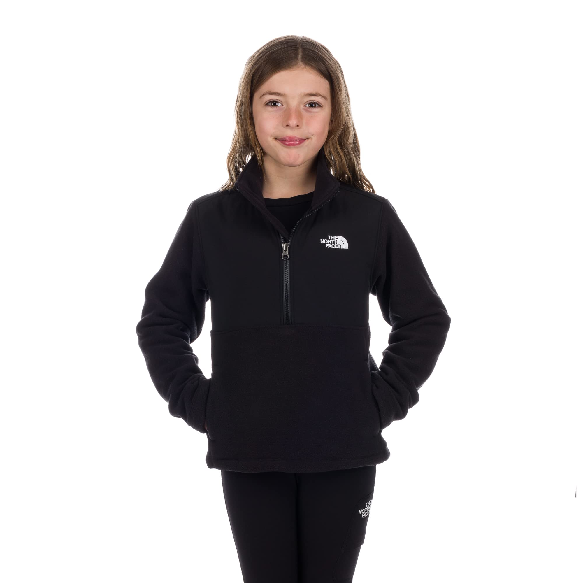 THE NORTH FACE Teen 200W Tundra Pullover - TNF Black, Medium - Winter Outdoor Jacket