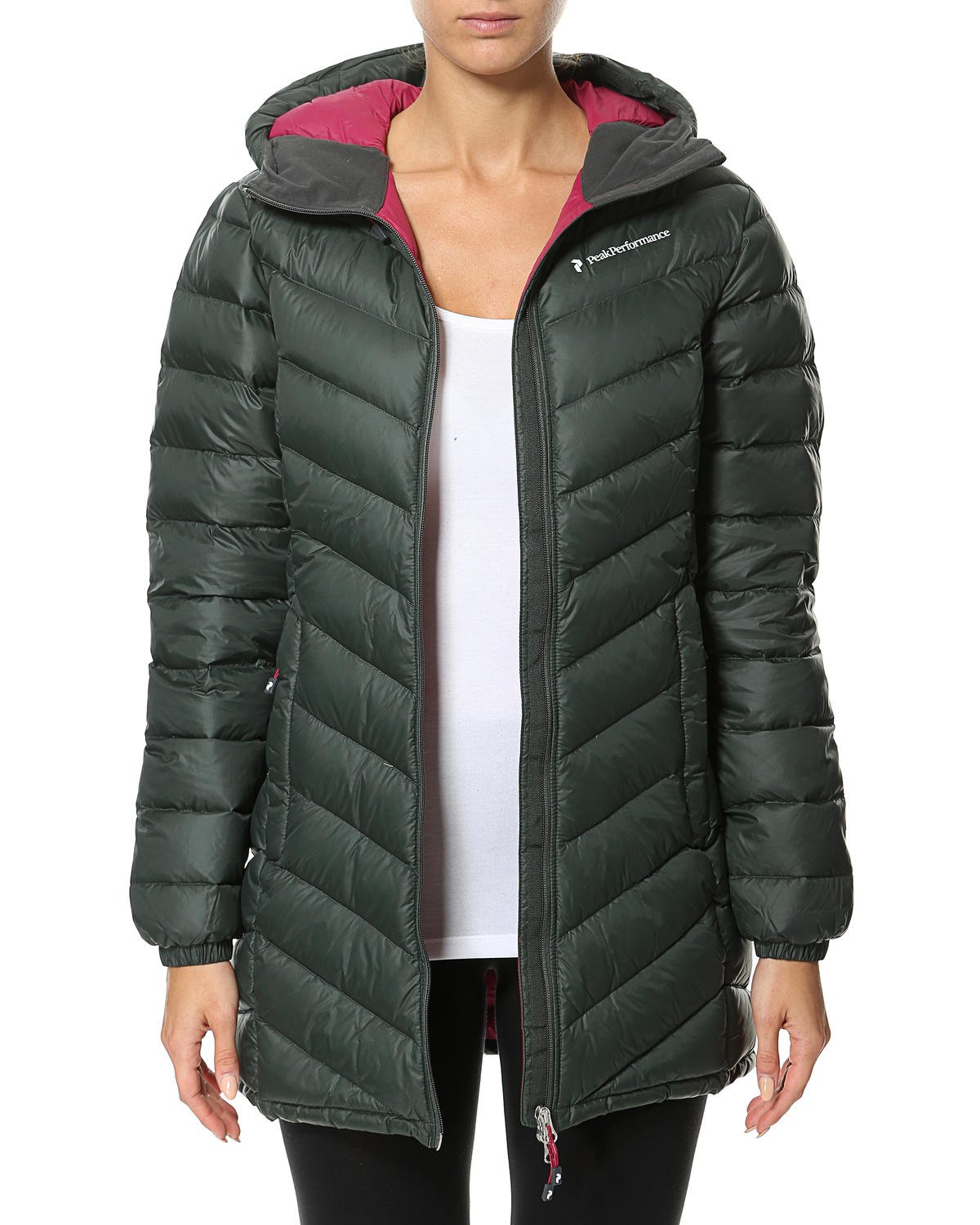 Peak Performance Women's Waterproof Winter Jacket - Large Size, Olive Green - Perfect for Hiking, Skiing & Outdoor Adventures
