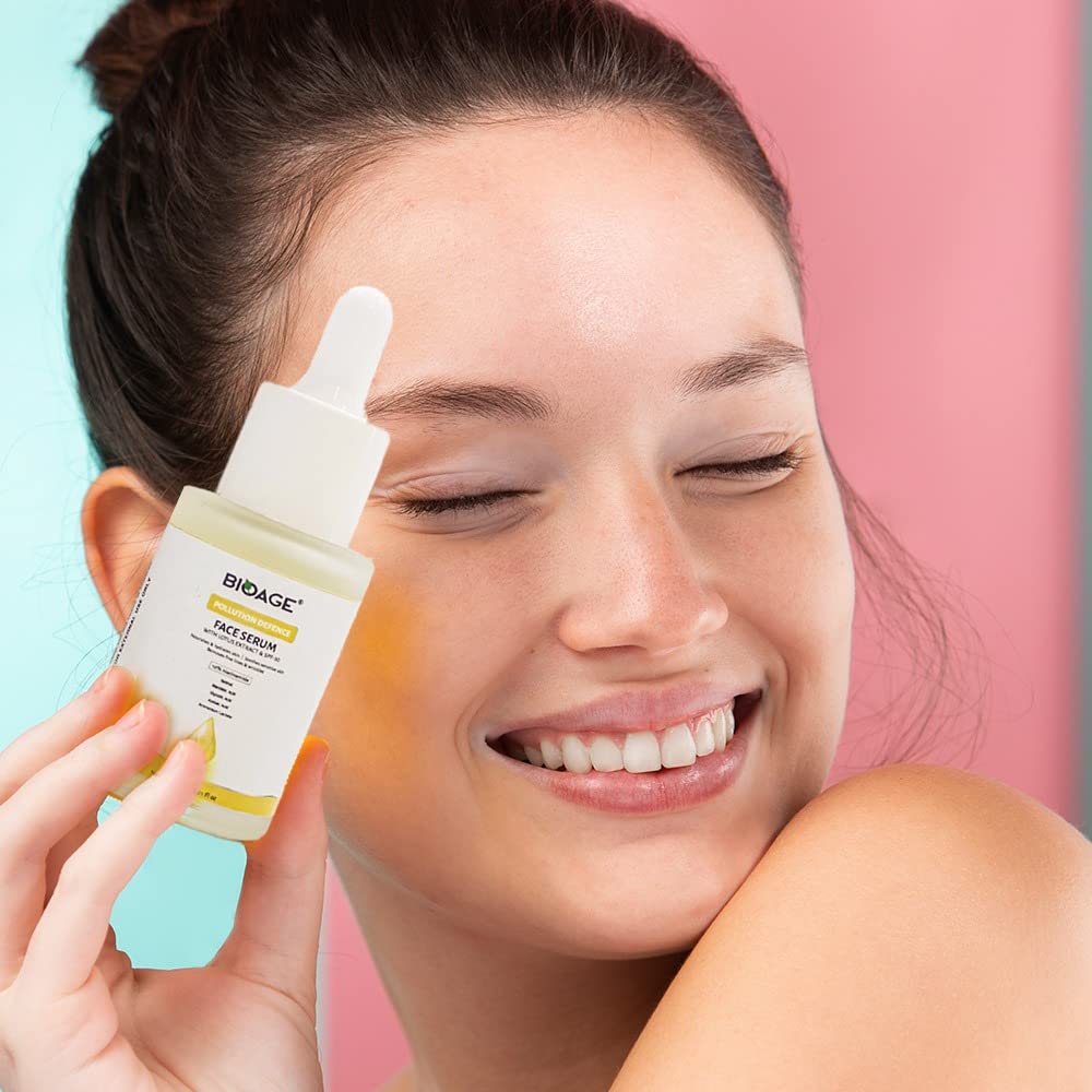 Bioage Face Serum with Lotus Extracts - Brightening & Hydrating Skin Care for Dull Skin, Dark Spots & Pigmentation | Perfect for Night Routine & Glowing Skin
