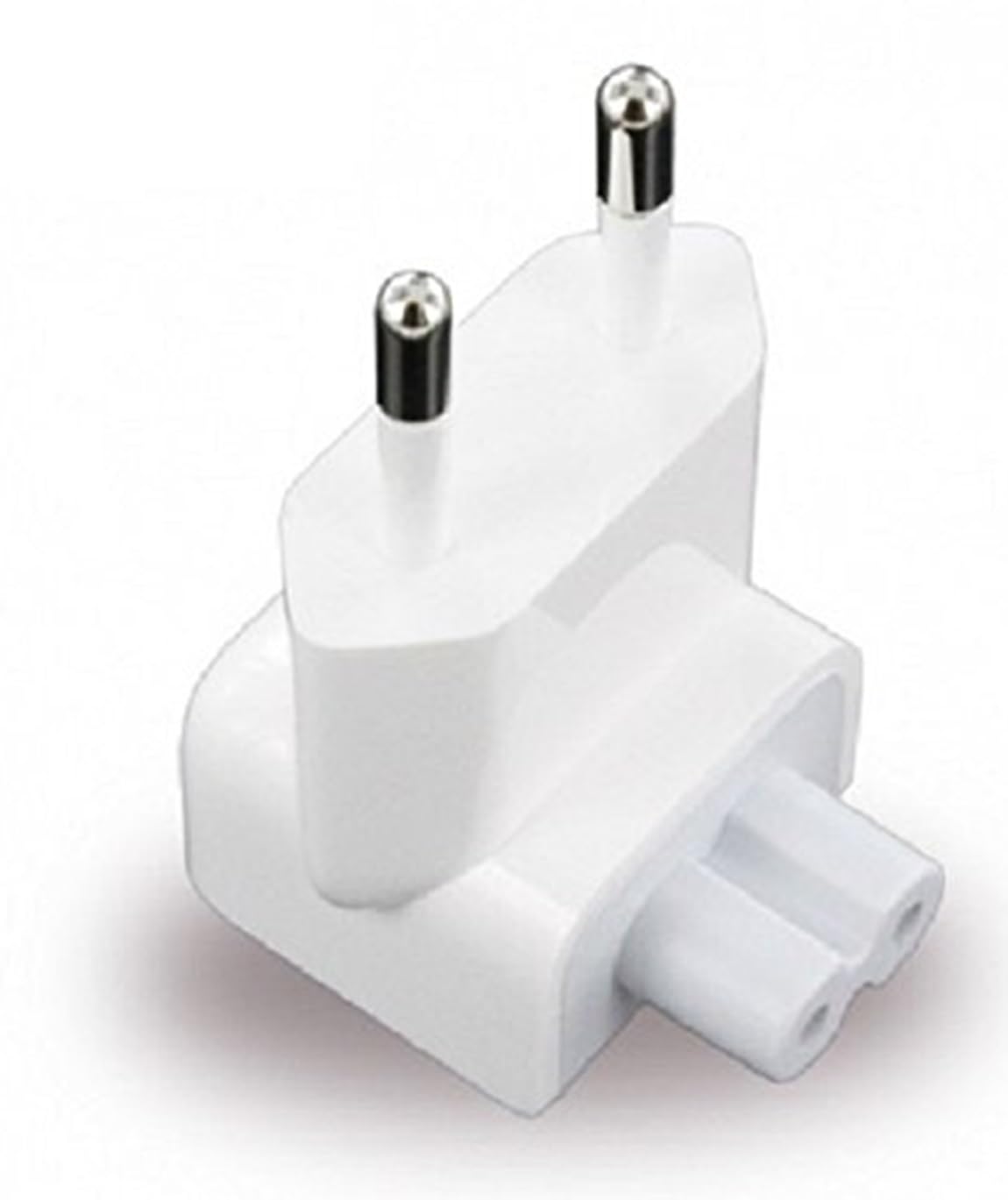 Lukzer 2-Pin EU Plug Adapter - Compatible with MacBook Pro, MacBook Air, iPhone, iPad, iPod & PowerBook - Travel Power Converter for Europe - Perfect for Business Trips, Study Abroad & Vacation Charging