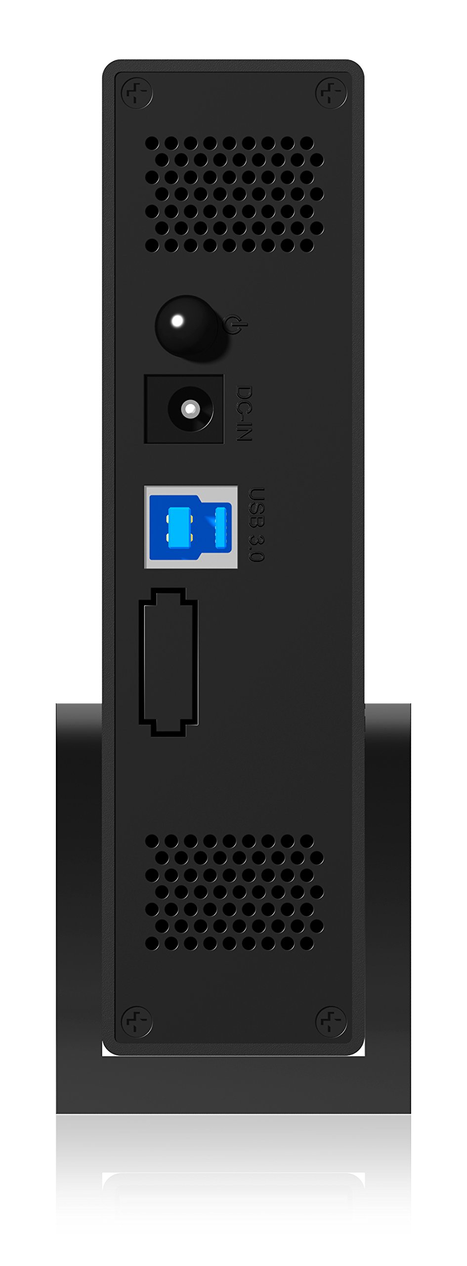 ICY Box IB-366StU3+B USB 3.0 Speichergehäuse für 2,5/3,5 Zoll Festplatten - Externes HDD/SSD Gehäuse mit UASP, ideal für Backup, Datenspeicherung und Erweiterung