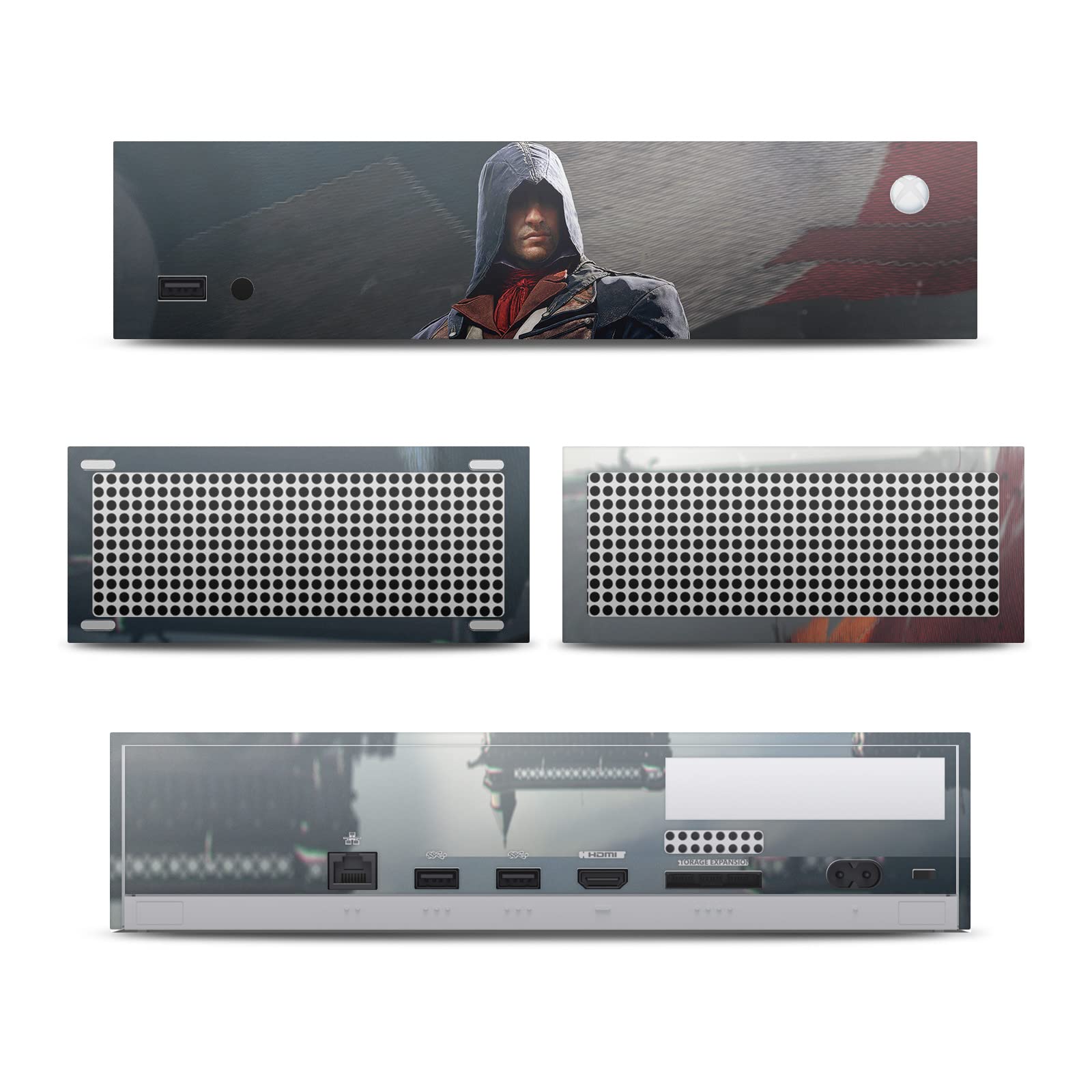 Officially Licensed Assassin's Creed Arno Dorian French Flag Vinyl Sticker Skin - Compatible with Xbox Series S Console & Controller - Gaming Decal for Xbox Accessories | Perfect for Gamers & Collectors
