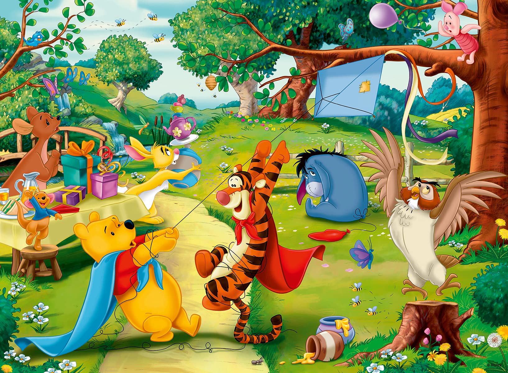 Ravensburger Winnie The Pooh 100-Piece XXL Jigsaw Puzzle for Kids Ages 6+ | Extra-Large 49x36cm Children's Puzzle | Perfect Gift for 6-Year-Olds | Fun Family Activity & Educational Toy