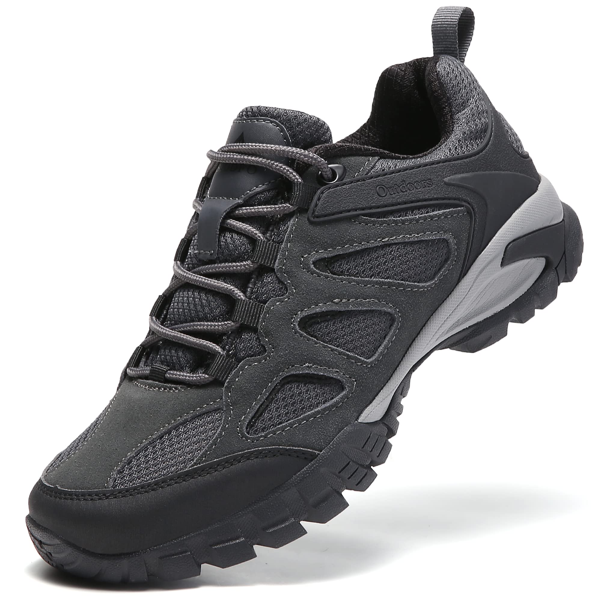 Wanhee Men's Trail Hiking Shoes - Lightweight Waterproof Outdoor Trekking Sneakers for Mountain Climbing & Camping Adventures