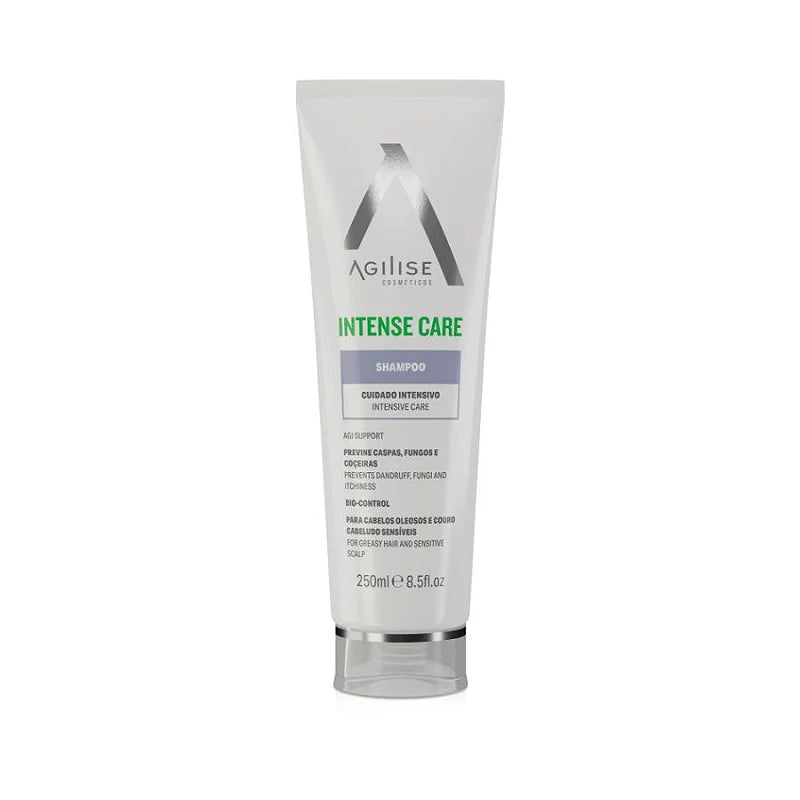 Agilise Professional Intense Care Shampoo for Damaged Hair - 250ml / 8.45 Fl Oz - Deep Hydrating & Repairing Formula for Dry, Frizzy Hair - Salon Quality Hair Care at Home