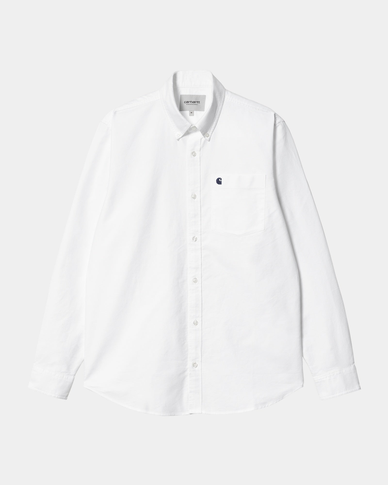 C Logo Cotton T-Shirt for Men & Women - White & Dark Navy | Casual Wear, Street Style, Everyday Outfit