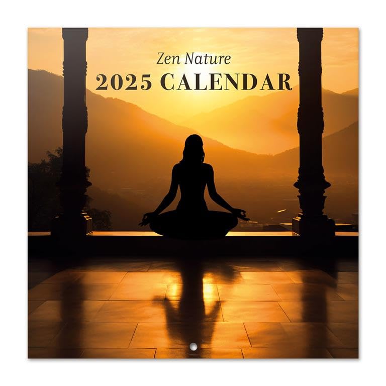Zen Nature Wall Calendar 2025 - 12