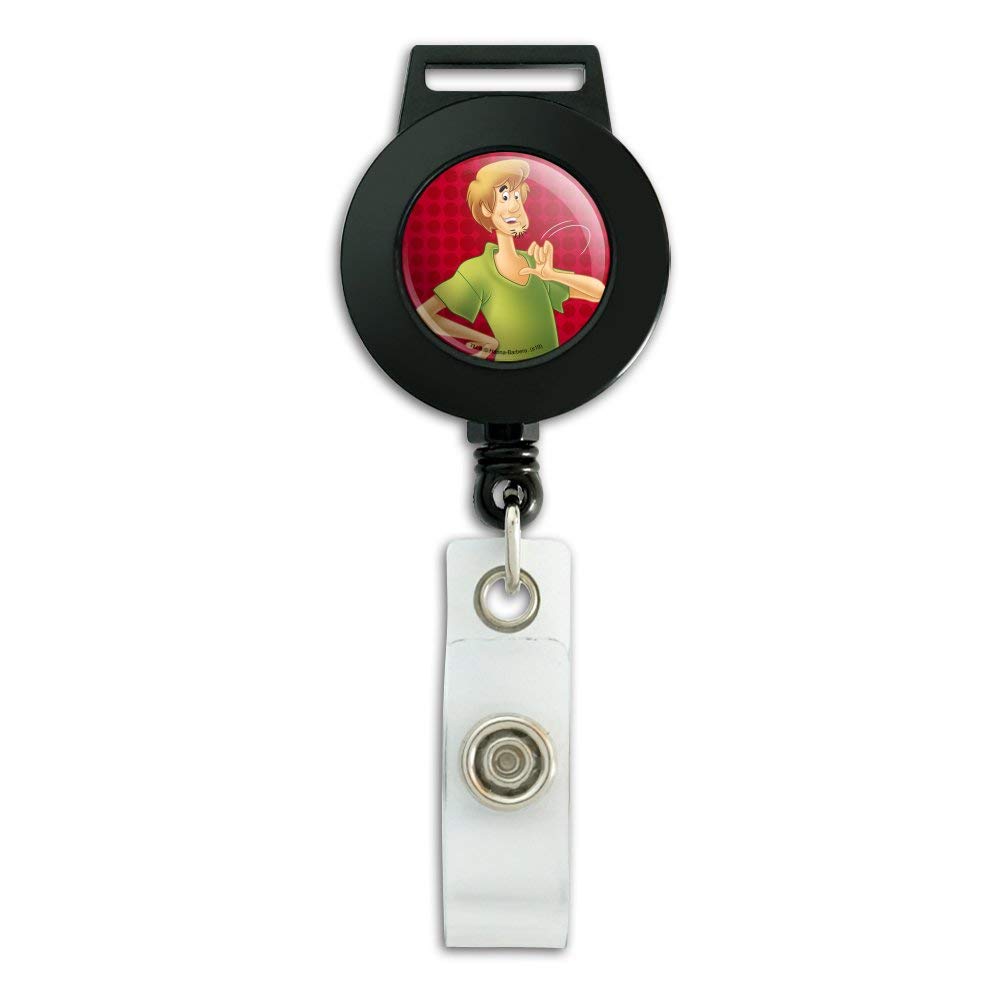 Scooby-Doo Shaggy Character Retractable Lanyard with ID Badge Holder - Perfect for Work, School, Conventions & Fan Events