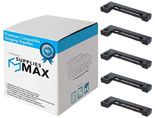 Compatible Replacement Printer Ribbon for Radio Shack PC-1 PC-2 - Black Ink Cartridge (5 Pack) - Model 26-3507B - Ideal for Office Printing, Receipts, and Point of Sale Systems
