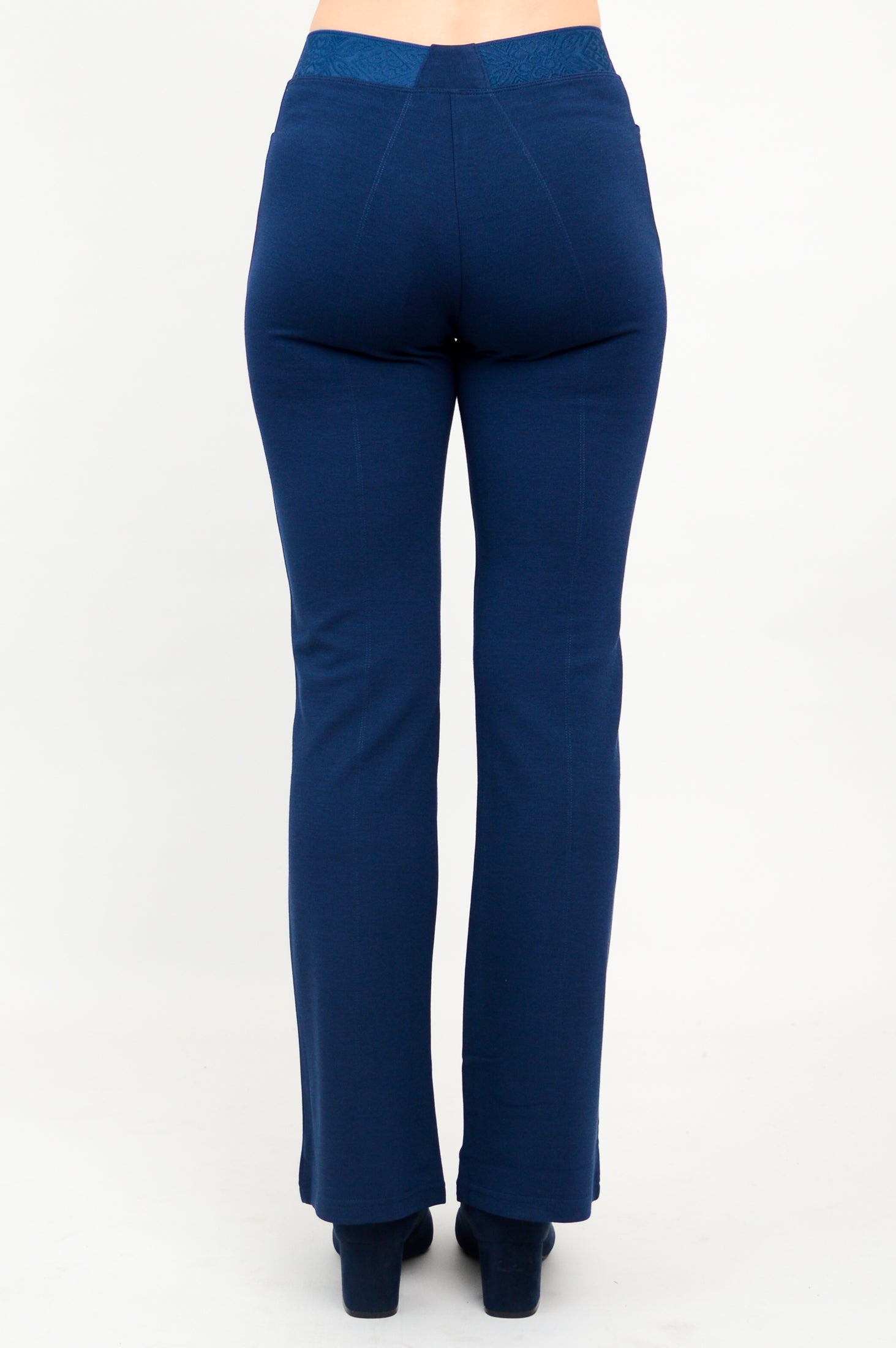 Women's Daya Petite Pants - Soft Modal Fabric, Indigo Blue - Perfect for Casual Wear, Office & Travel