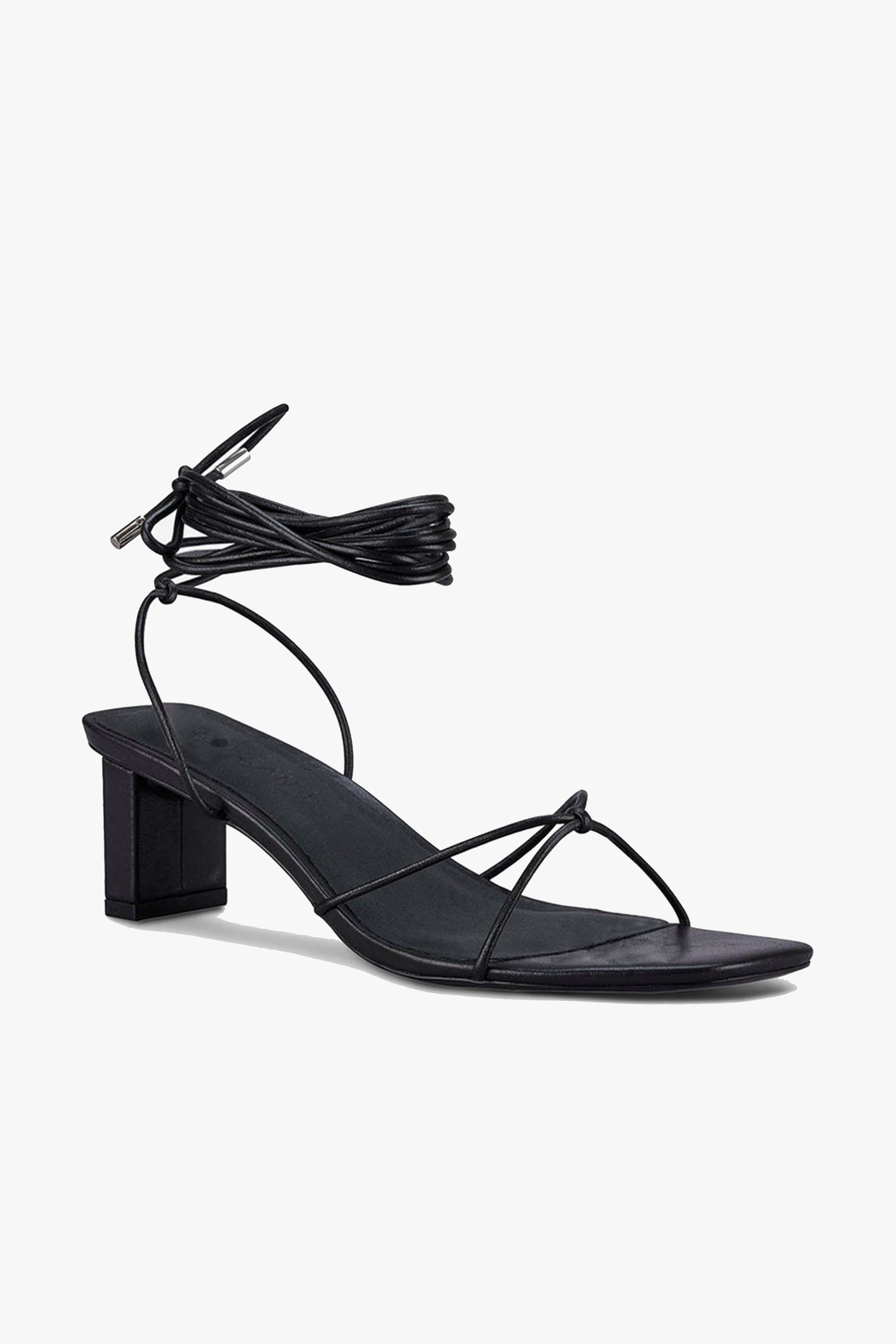 Honey Black Ankle Strap Mid Heel Pumps - Women's Comfortable Dress Shoes for Work, Party & Evening Wear