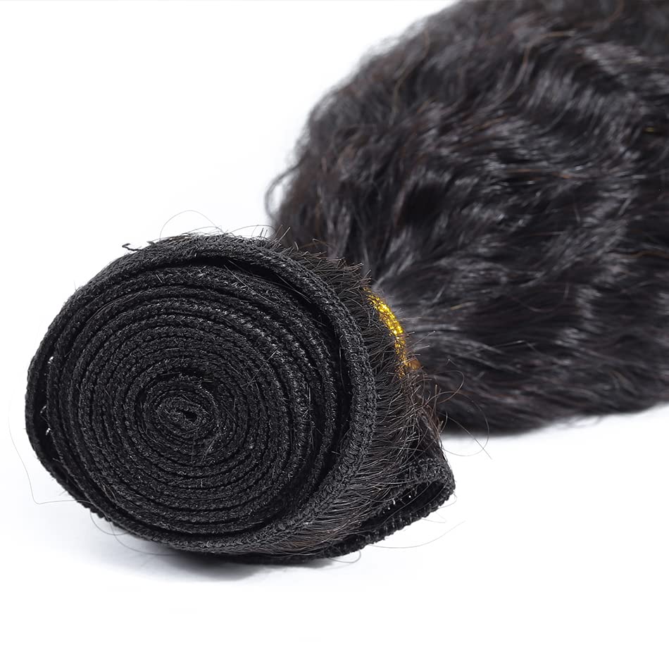 Kinky Straight Human Hair Bundles 16 16 16 Inch - 100% Peruvian Yaki Straight Virgin Hair Weft Extensions for Black Women | Perfect for Sew-in, Ponytail & Natural Hairstyles