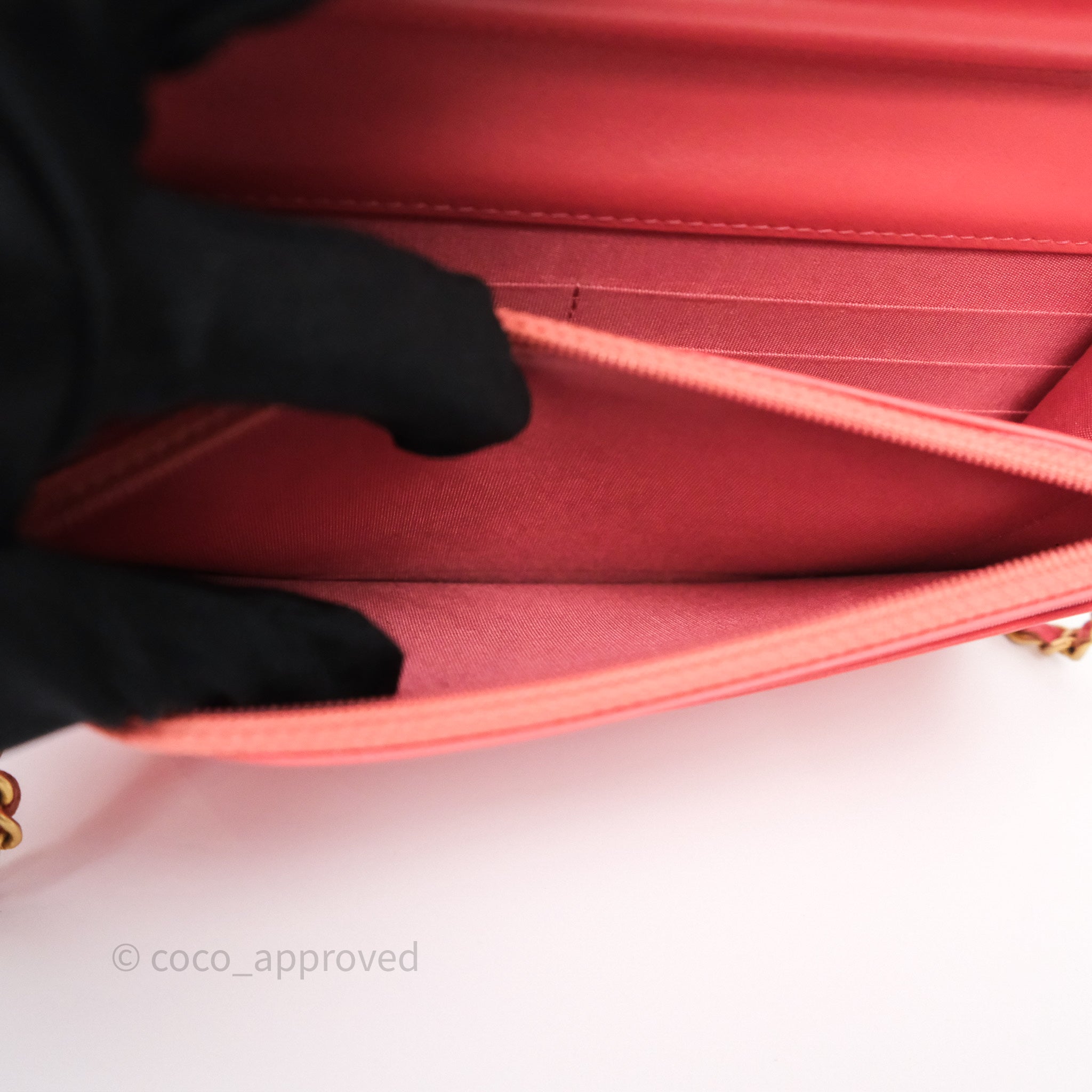 Chanel Boy Wallet on Chain WOC Quilted Dark Pink Caviar Leather with Aged Gold Hardware - Perfect for Evening Events & Luxury Fashion Accessories