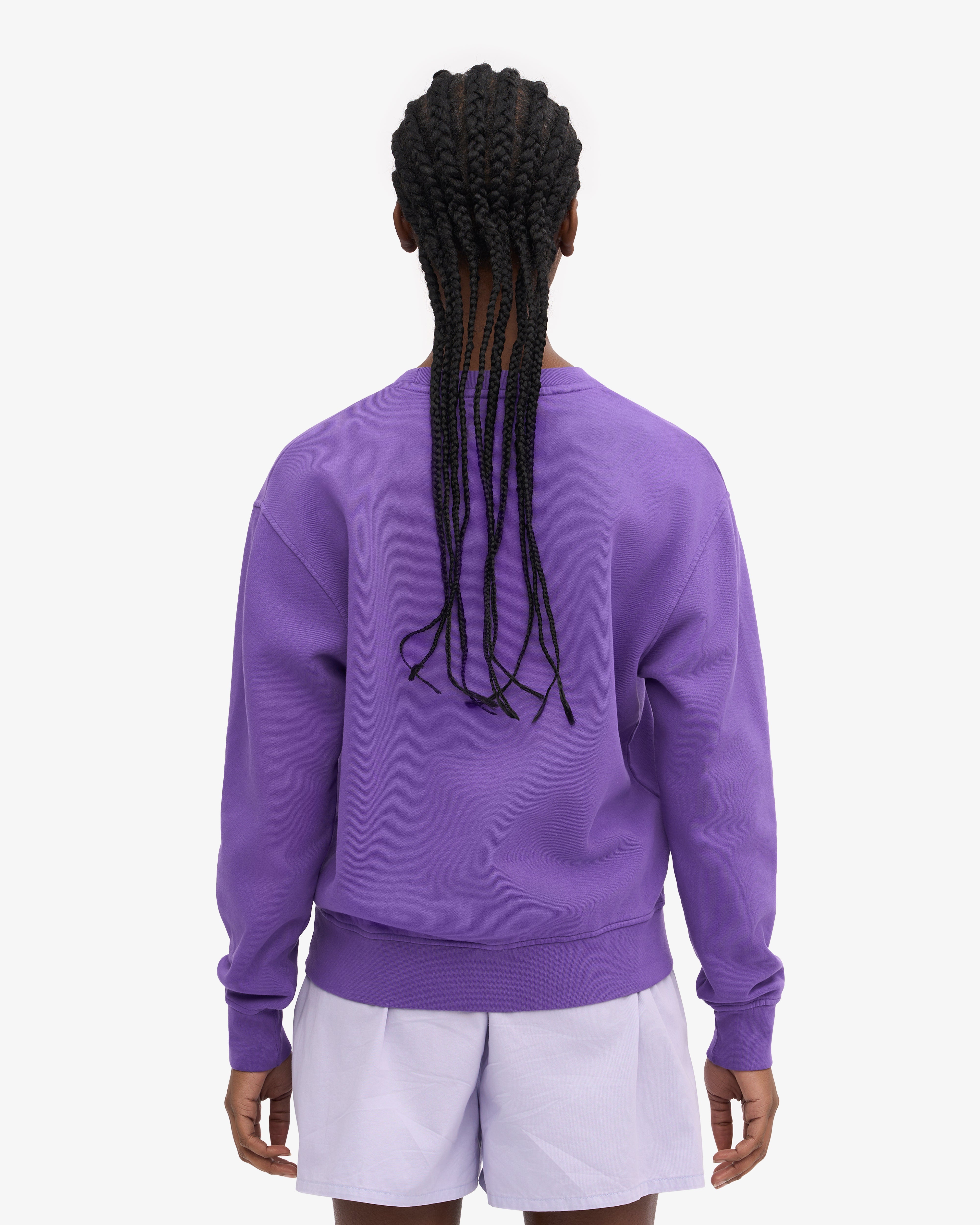 Women's Classic Organic Cotton Crew Neck T-Shirt in Ultra Violet - Soft & Comfortable for Casual Wear, Workouts & Everyday Outfits