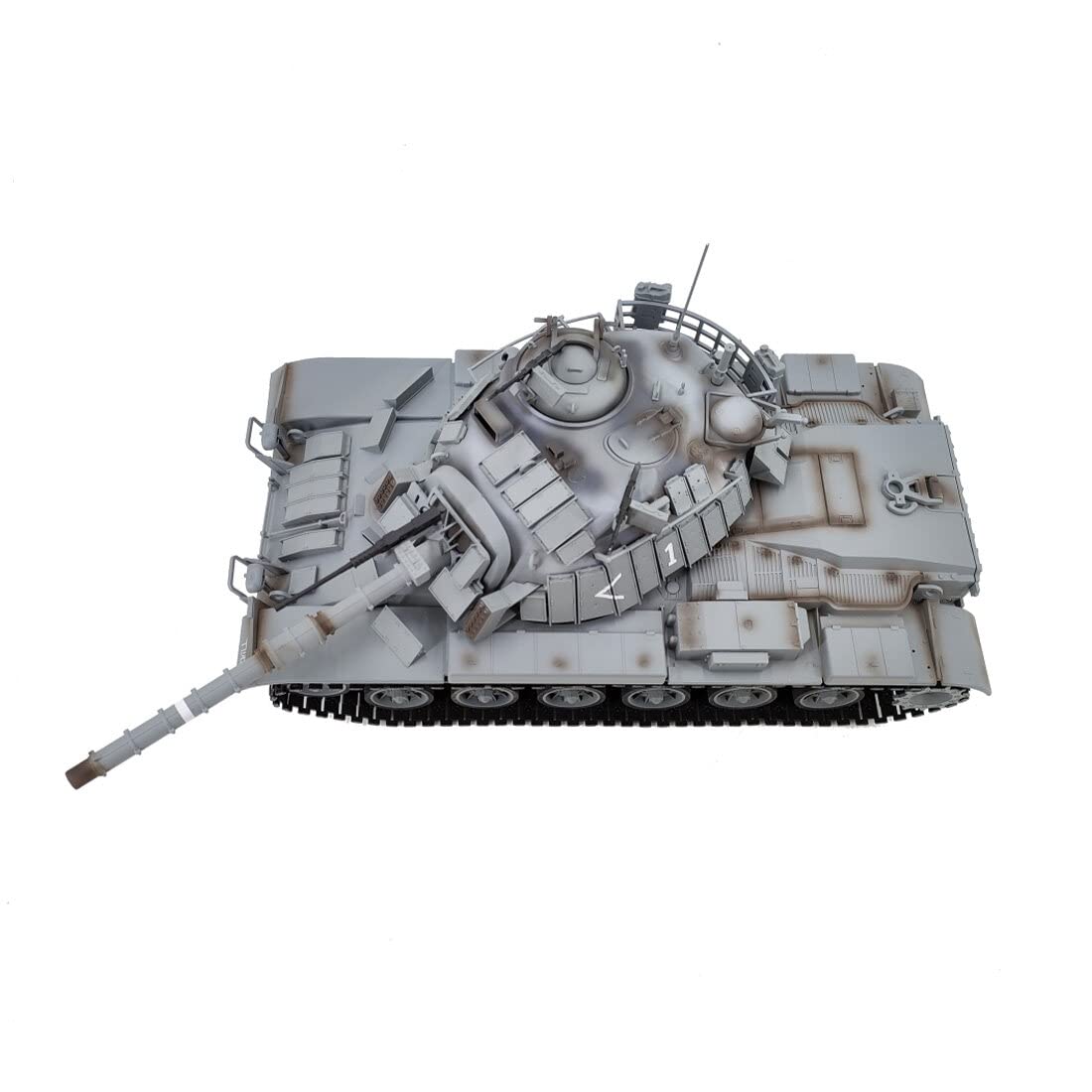 1/16 Scale Israeli M60W ERA Magach 3 RC Main Battle Tank with LED Lights & Sound Effects - All Terrain Off-Road Remote Control Military Tank Toy for Adults & Collectors - Perfect for Battle Reenactments, Display Collections & Outdoor Play