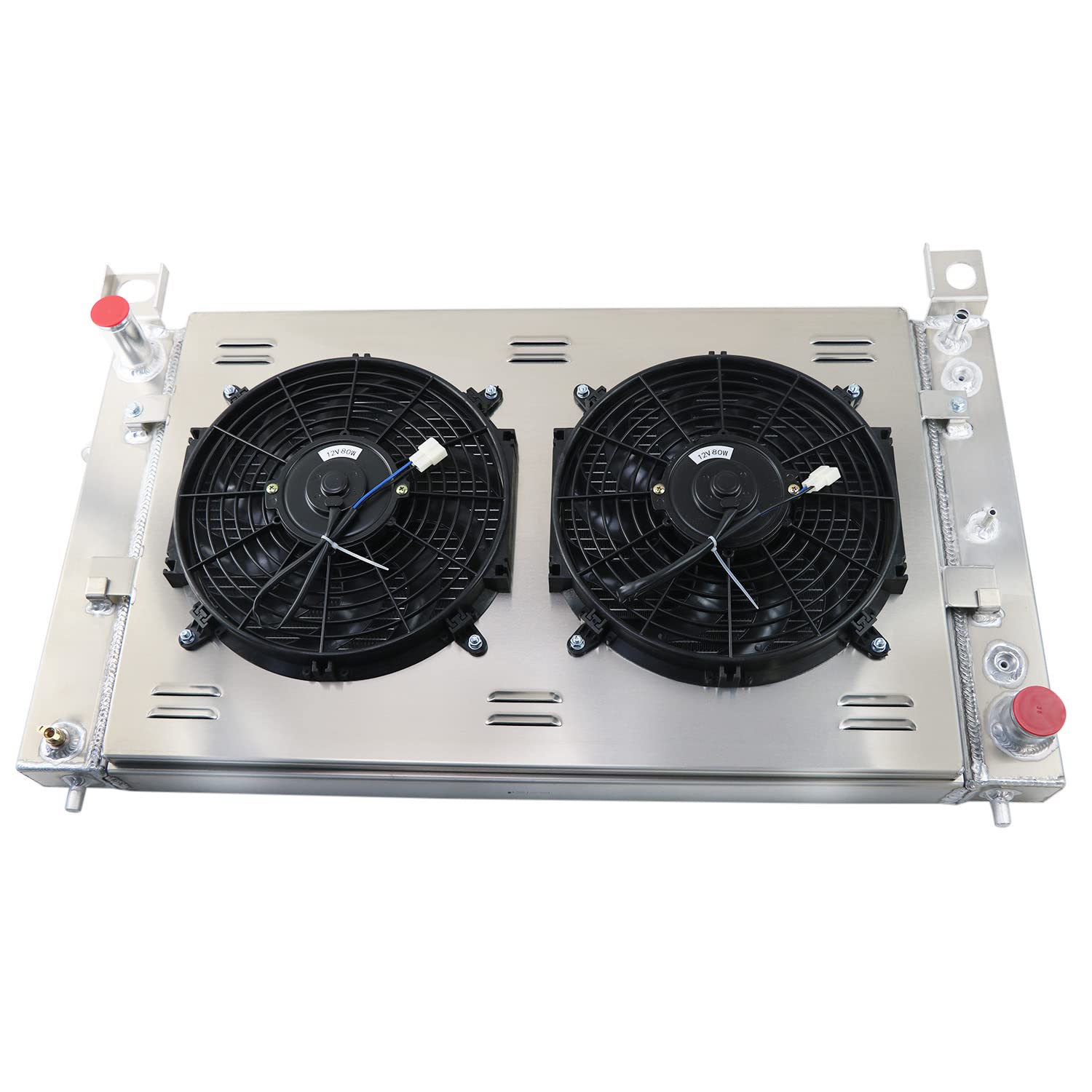 High-Performance Aluminum Radiator with Dual 12