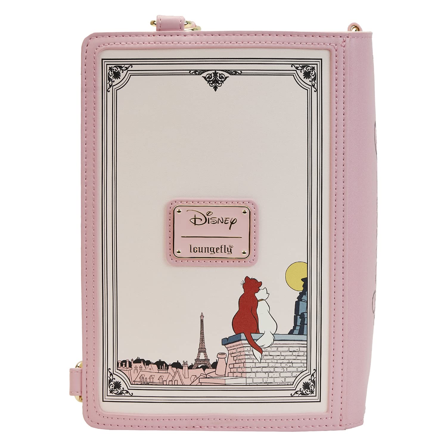 Loungefly Disney The Aristocats Book Convertible Crossbody Bag - Cute Cartoon Cat Purse for Women | Perfect for Disney Fans, Cosplay, and Everyday Use