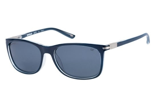 Polarized Navy Blue Sunglasses with Smoke Lens - UV Protection for Men & Women - Perfect for Driving, Beach & Outdoor Activities