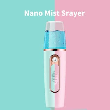 Portable Mini Facial Moisturizing Spray - Hydrating Mist for Dry Skin, Travel Size, Refreshing Face Spray for On-The-Go Skincare, Gym, Office & Airplane Use