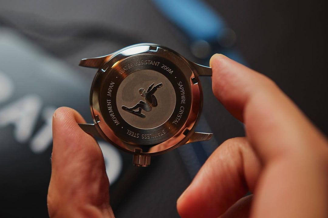 RATIO Pilot Style Men's Watch - Japanese Automatic Movement, 200M Water Resistant, Analog Display for Casual & Formal Wear - Perfect for Business, Travel, and Outdoor Adventures