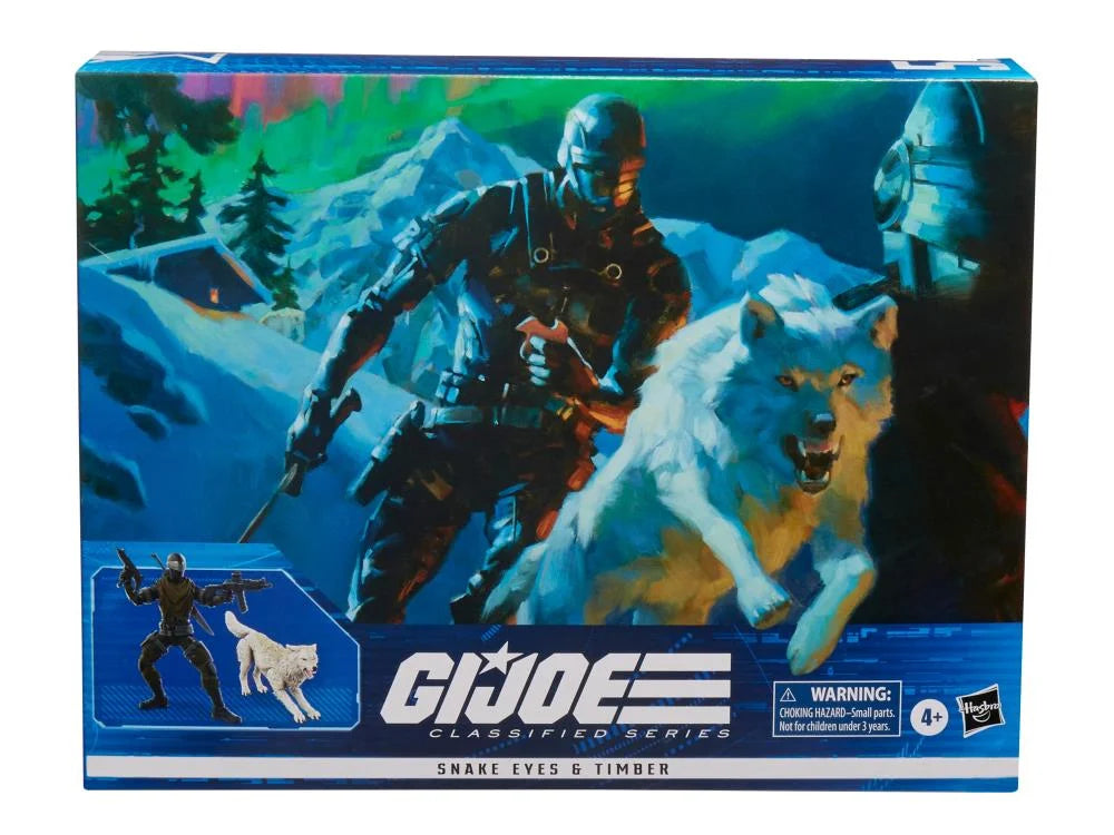 G.I. Joe Classified Series Snake Eyes & Timber Action Figure (Version 2) - Collectible 6-Inch Scale Toy for Display & Play | Perfect for Fans, Collectors & Gift Giving