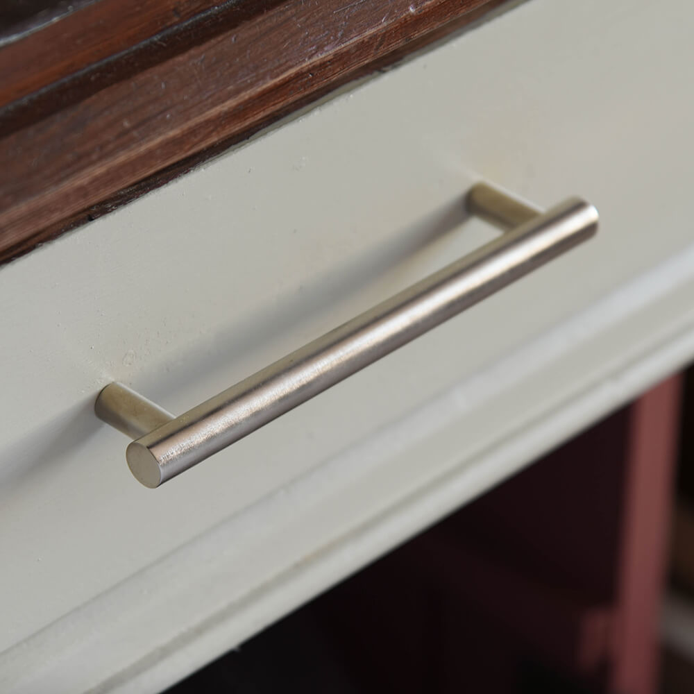 Satin Nickel Cabinet Pull Handle - Elegant Drawer & Cabinet Hardware for Kitchen, Bathroom & Furniture (Set of 10) - Perfect for Modern Home Décor & DIY Upgrades