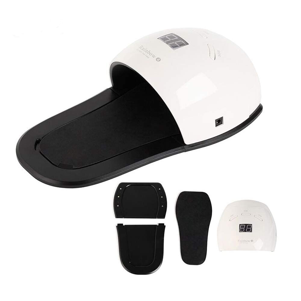 Professional 48W UV/LED 2-in-1 Nail Dryer Lamp - Fast Curing for Gel Polish on Fingers & Toes | Salon Quality Manicure & Pedicure Tool for Home & Professional Use