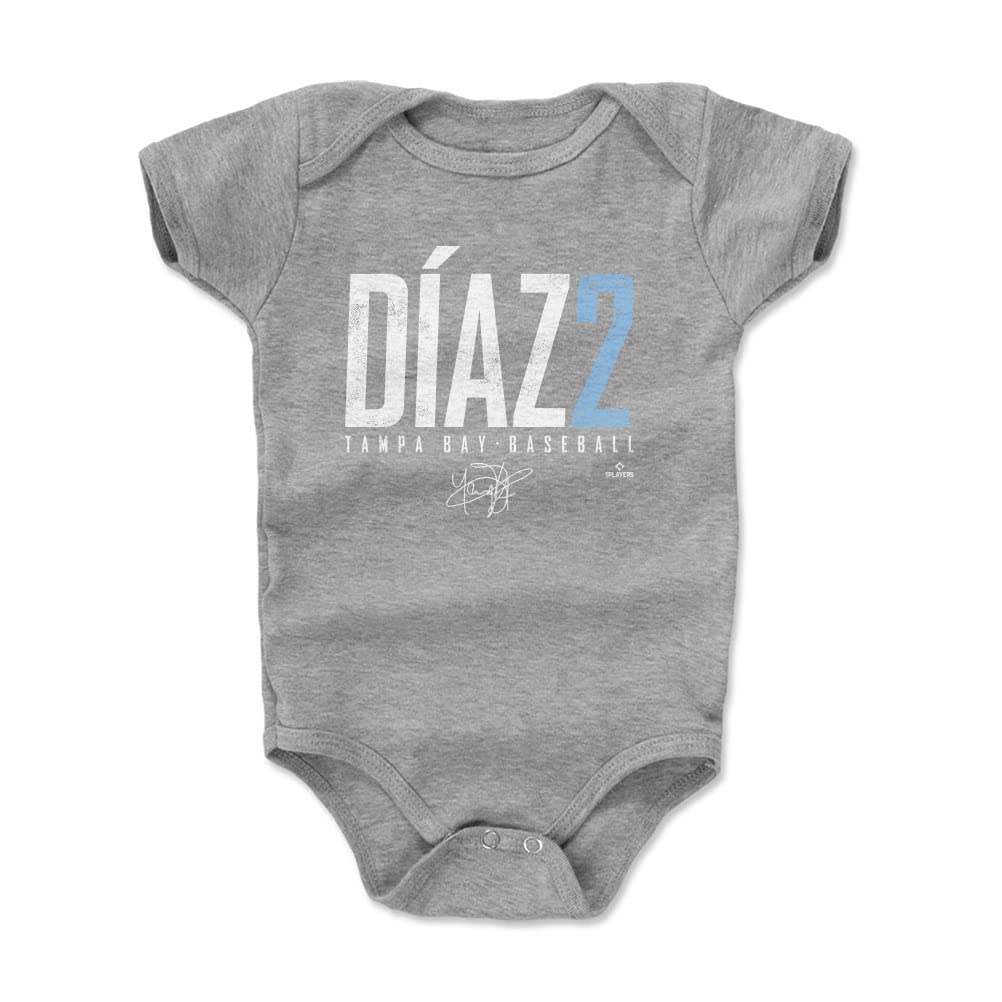 Yandy Diaz Tampa Bay Rays Baby Clothes - 500 LEVEL Elite Baseball Onesie for Boys & Girls | Game Day Outfit, Baseball Fan Gift, Newborn Photo Shoot