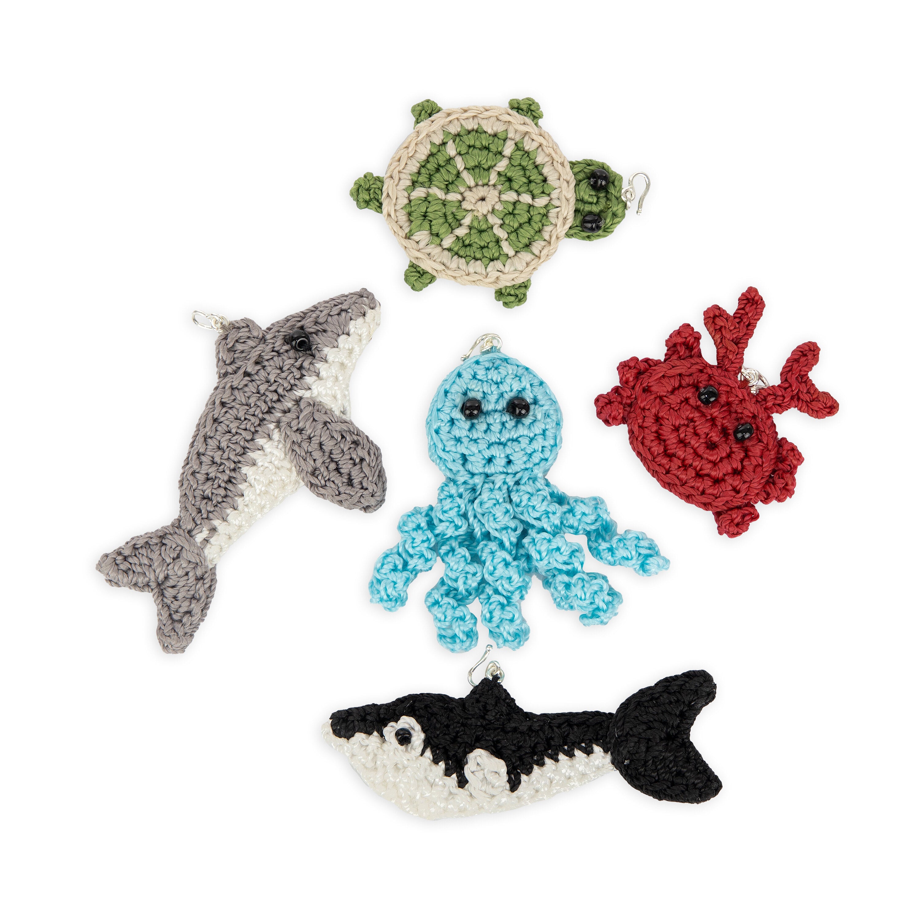 Yarnicharmz 5 Pack - Premium Quality Yarn Charms for Knitting & Crocheting - Perfect for DIY Crafts, Scrapbooking, and Jewelry Making