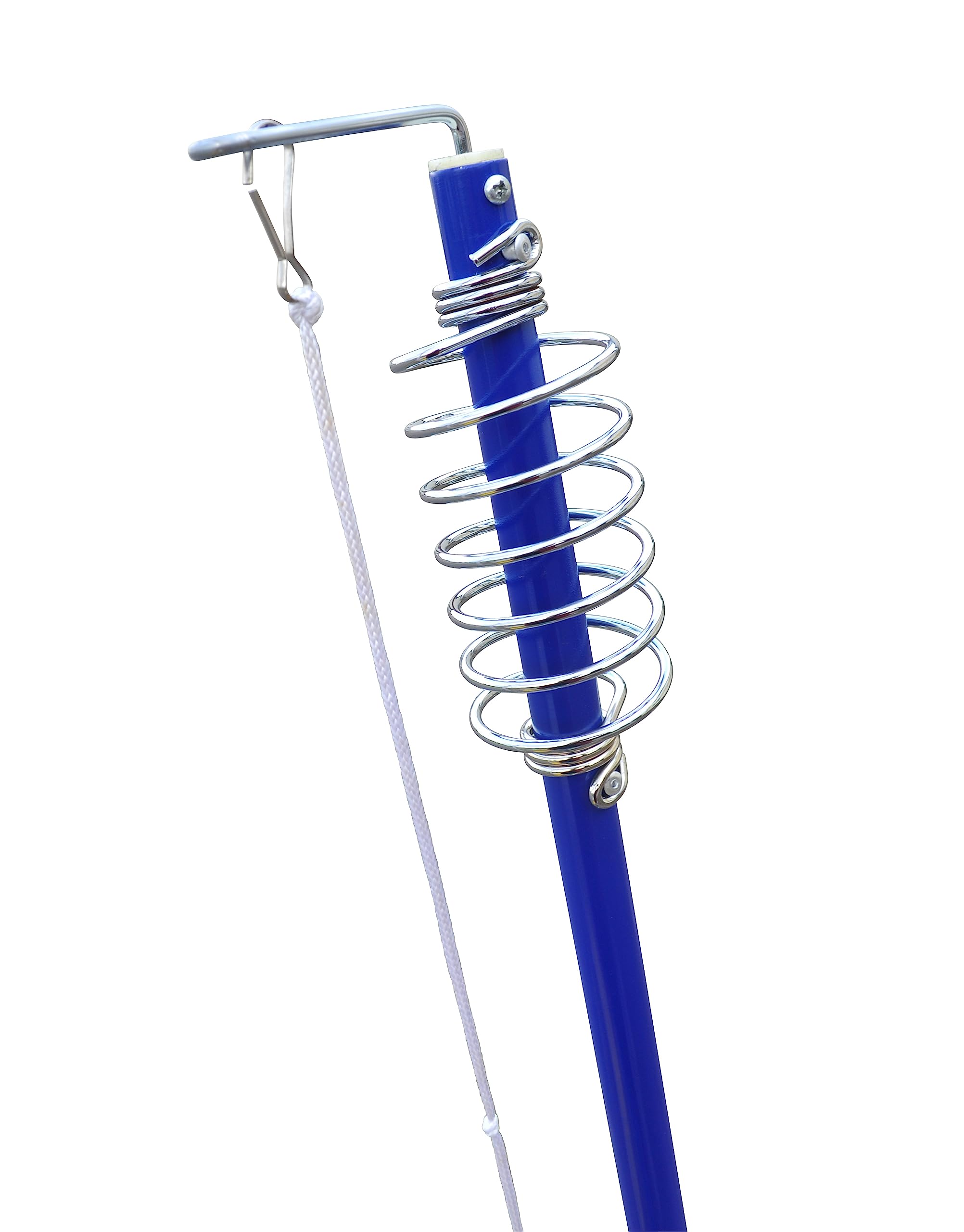 Blue Tetherball Set - Classic Outdoor Game for Adults, Kids & Teens with Pole, Bat & Tennis Balls | Perfect for Backyards, Parks, Summer Parties & Birthday Gifts | Fun Family Activity & School Playground Equipment